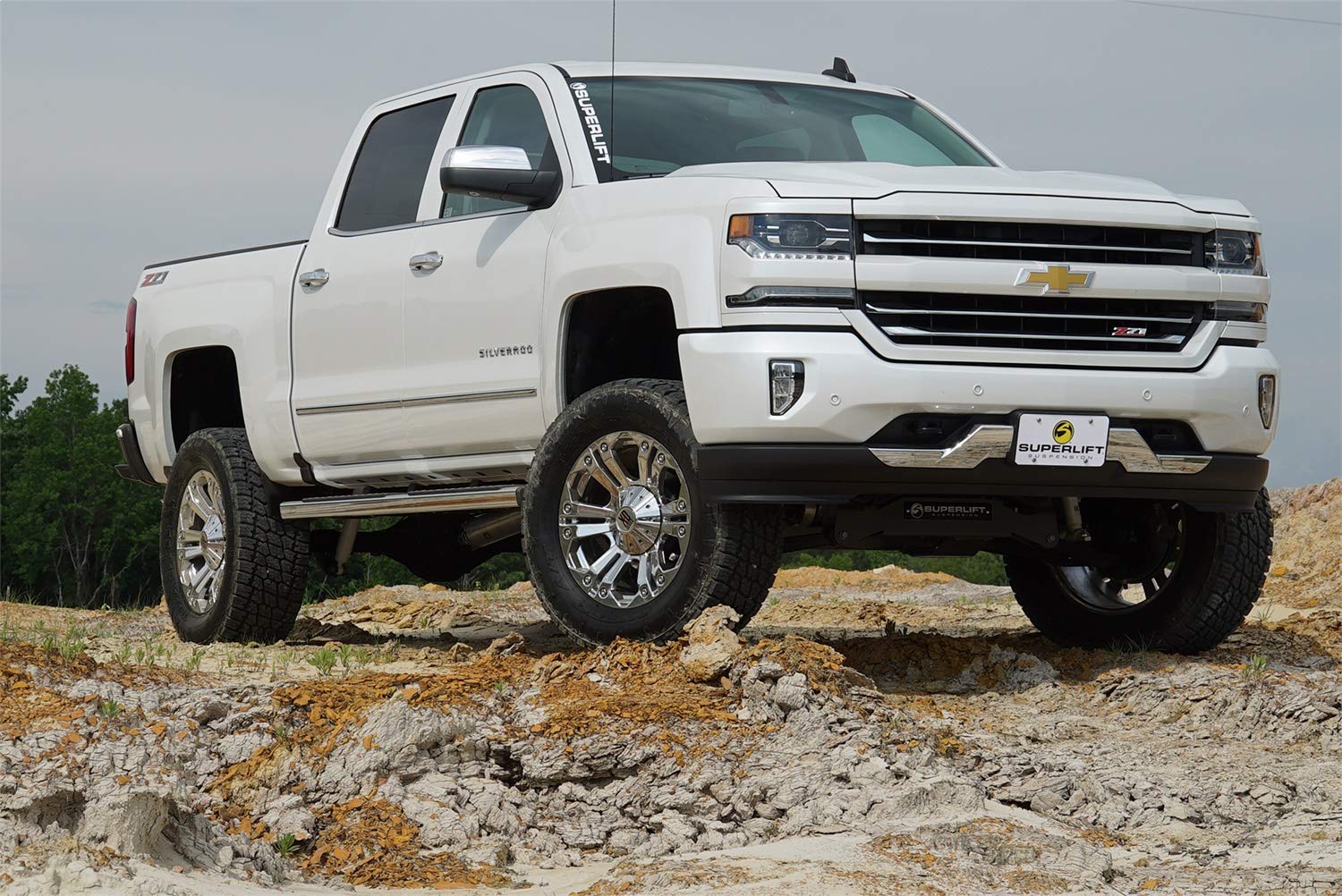 SUPERLIFT SUSPENSION RealTruck 6.5" Lift Kit | Complete Lift Kit with Strut Spacers & Rear Fox 2.0 Series Shocks | K180F | Fits 2007-2016 Chevrolet Silverado/GMC Sierra 1500 2WD w/ OE Cast Steel Arms