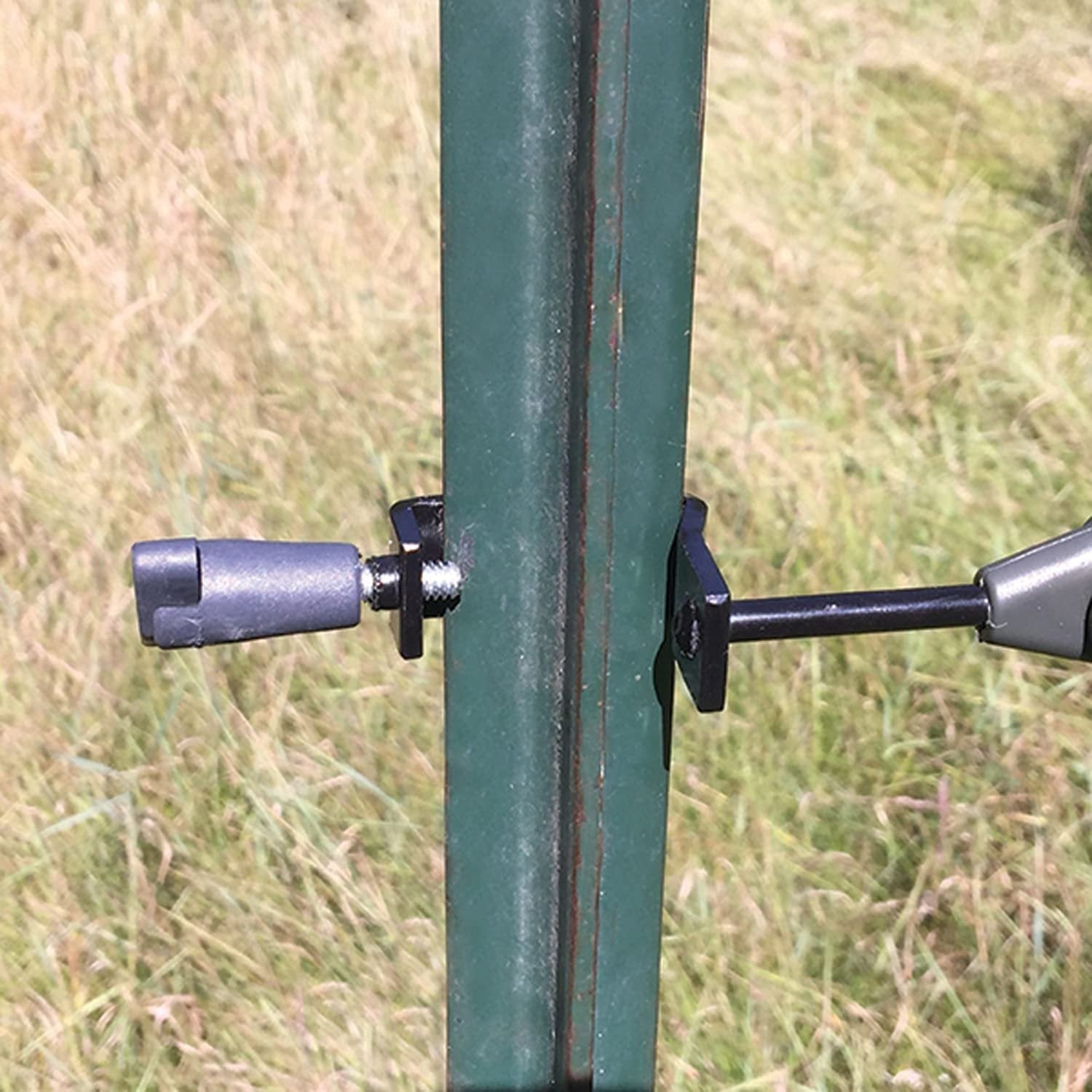 T-Post HME Trail Camera Holder | Compact Sturdy Adjustable Design | Easy Installation & Versatile Compatibility
