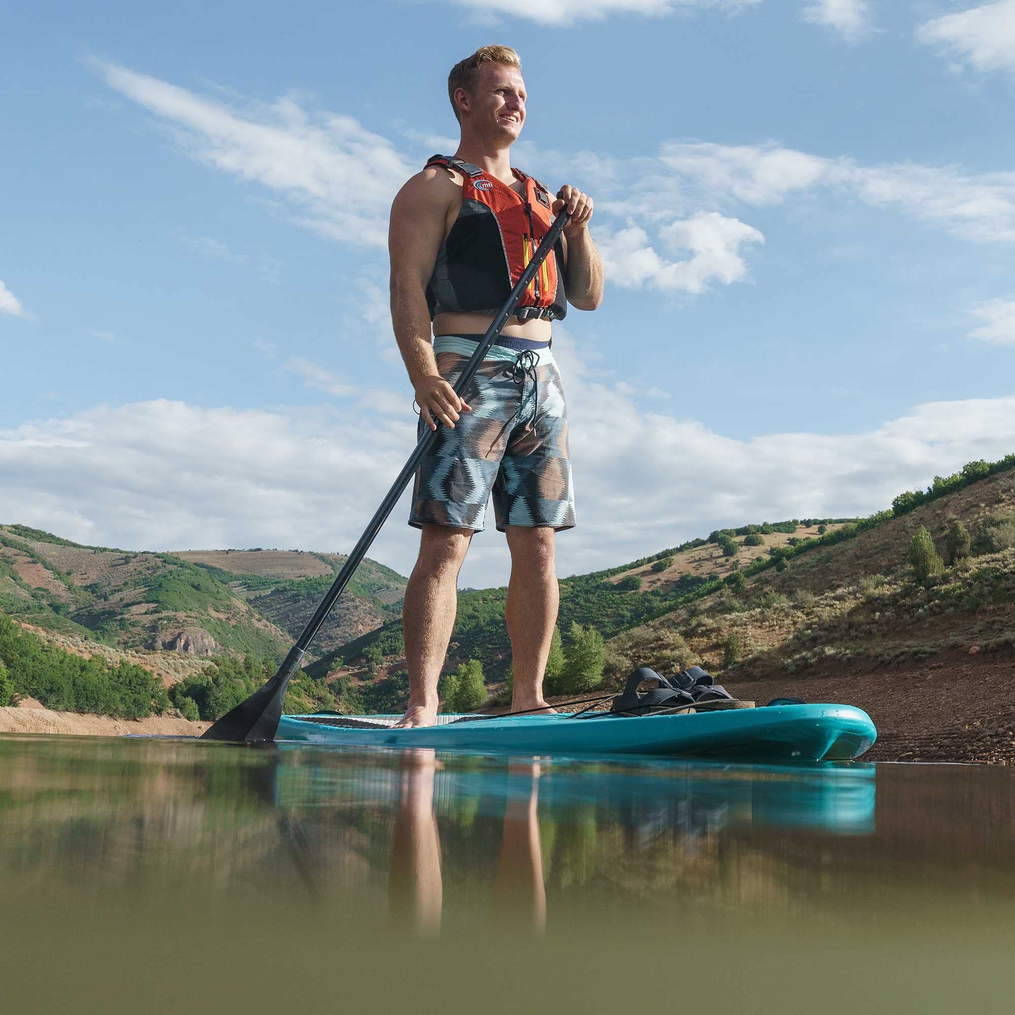 Hardshell Lifetime Horizon 100 Stand-Up Paddleboard (Paddle Included), Teal