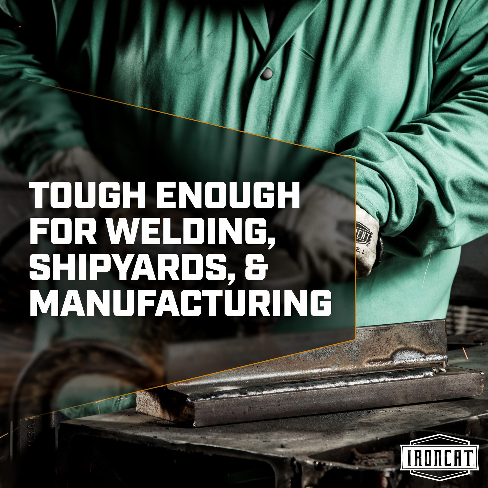 3XL IRONCAT Standard, Green, XXX-Large, 7050/3XL