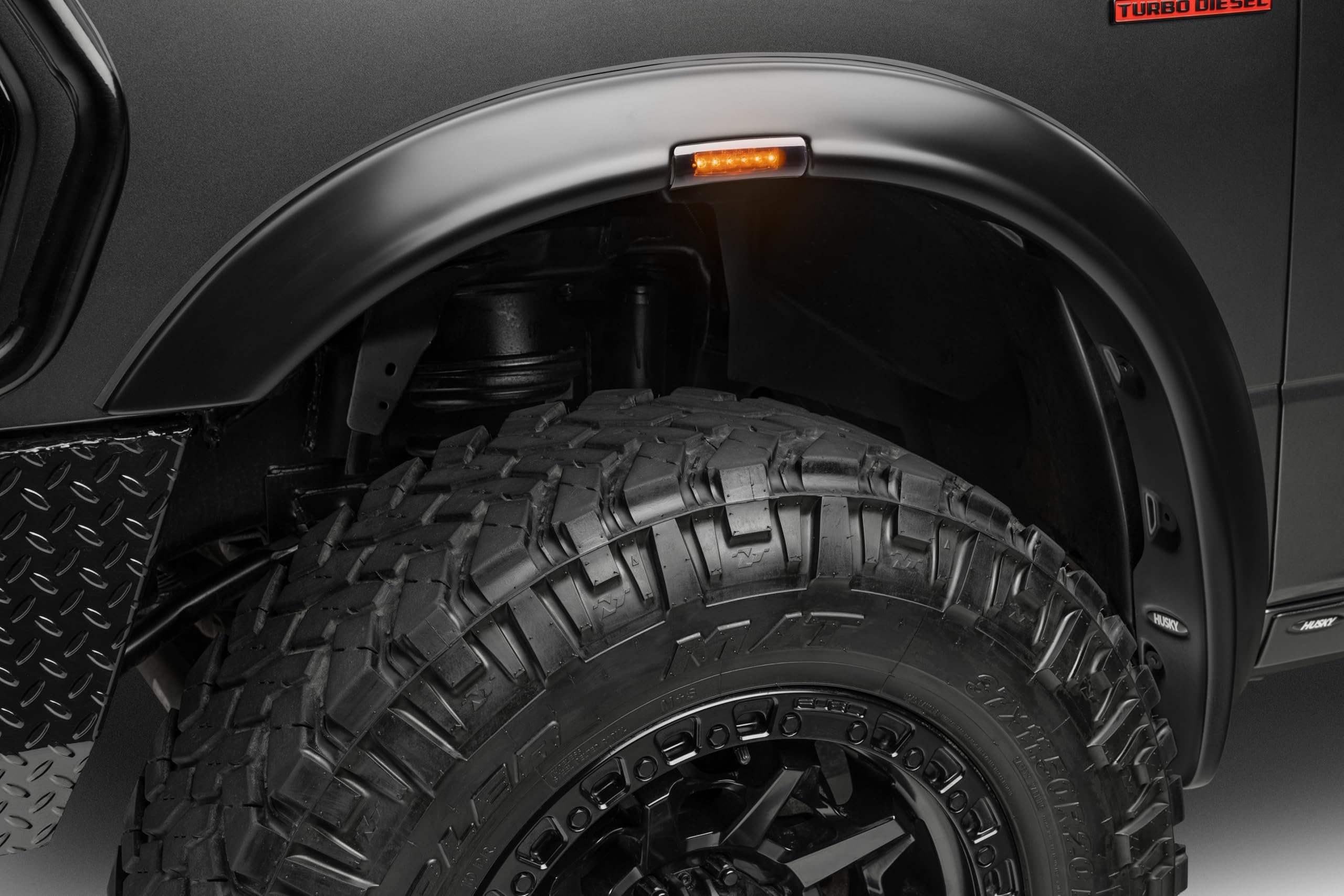 Husky Liners RVL Style Fender Flares | Fits 2019-2026 Dodge Ram 2500; 2019-2026 Dodge Ram 3500 | Front & Rear, 4-pcs. Black | 2805940
