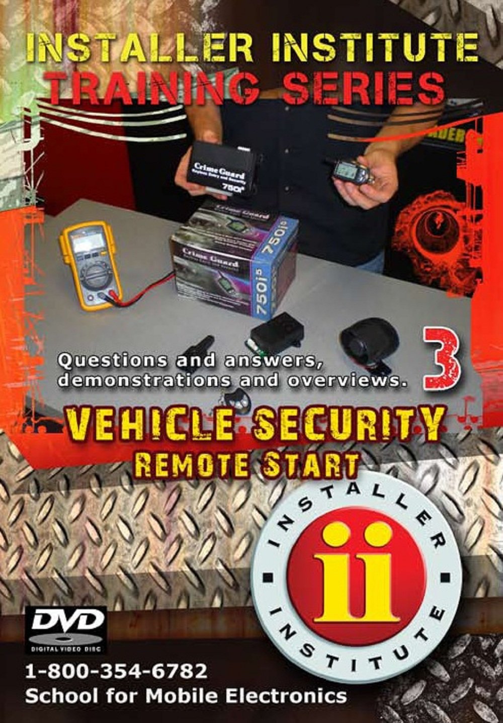 Installer Institute 3 Training DVD - Vehicle Security Remote Starts - 53 Min (INS-VIDEO3-N)