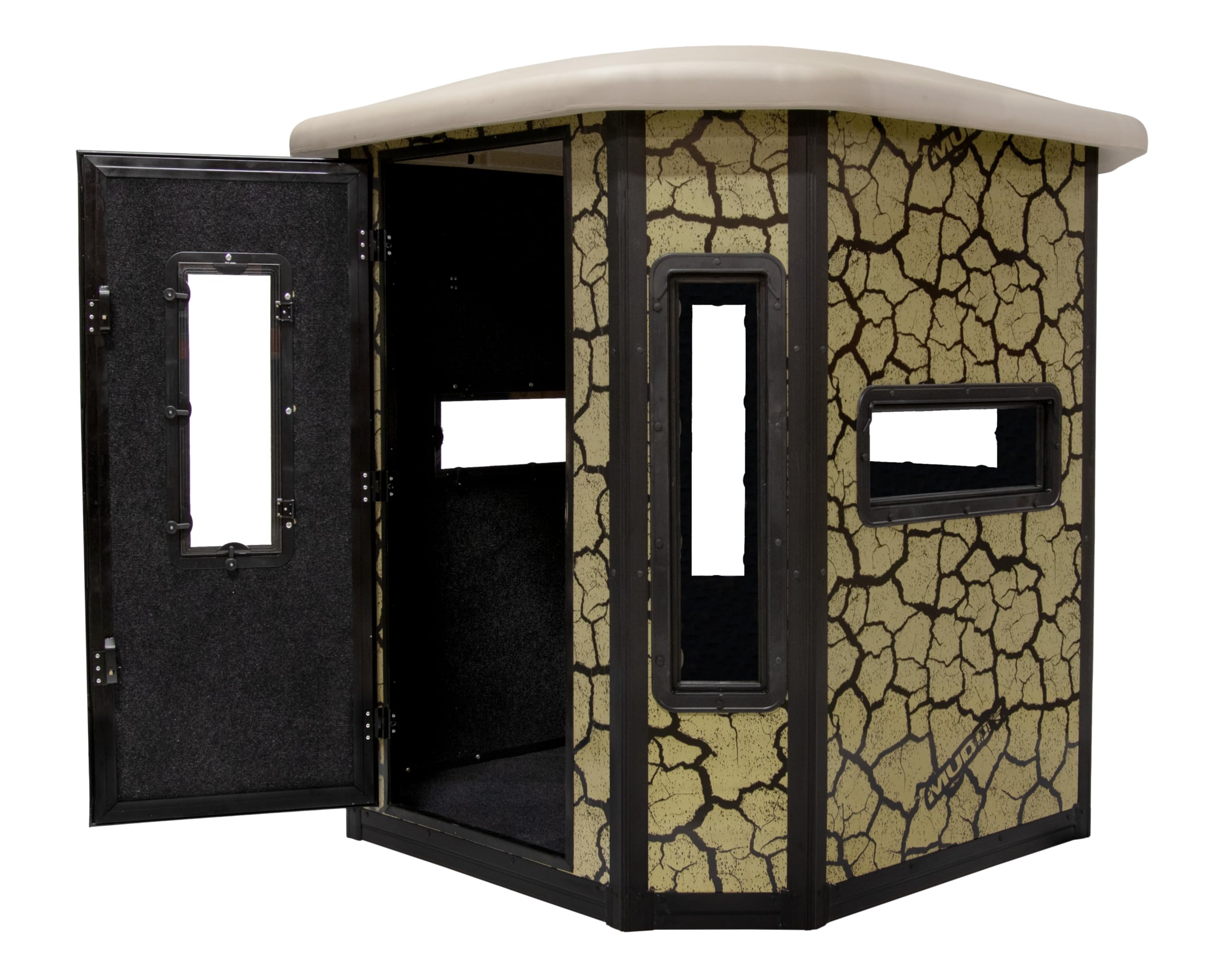 Bull Blind Box/Steel CONSTUCTION/Cracked MUD CAMO Wall