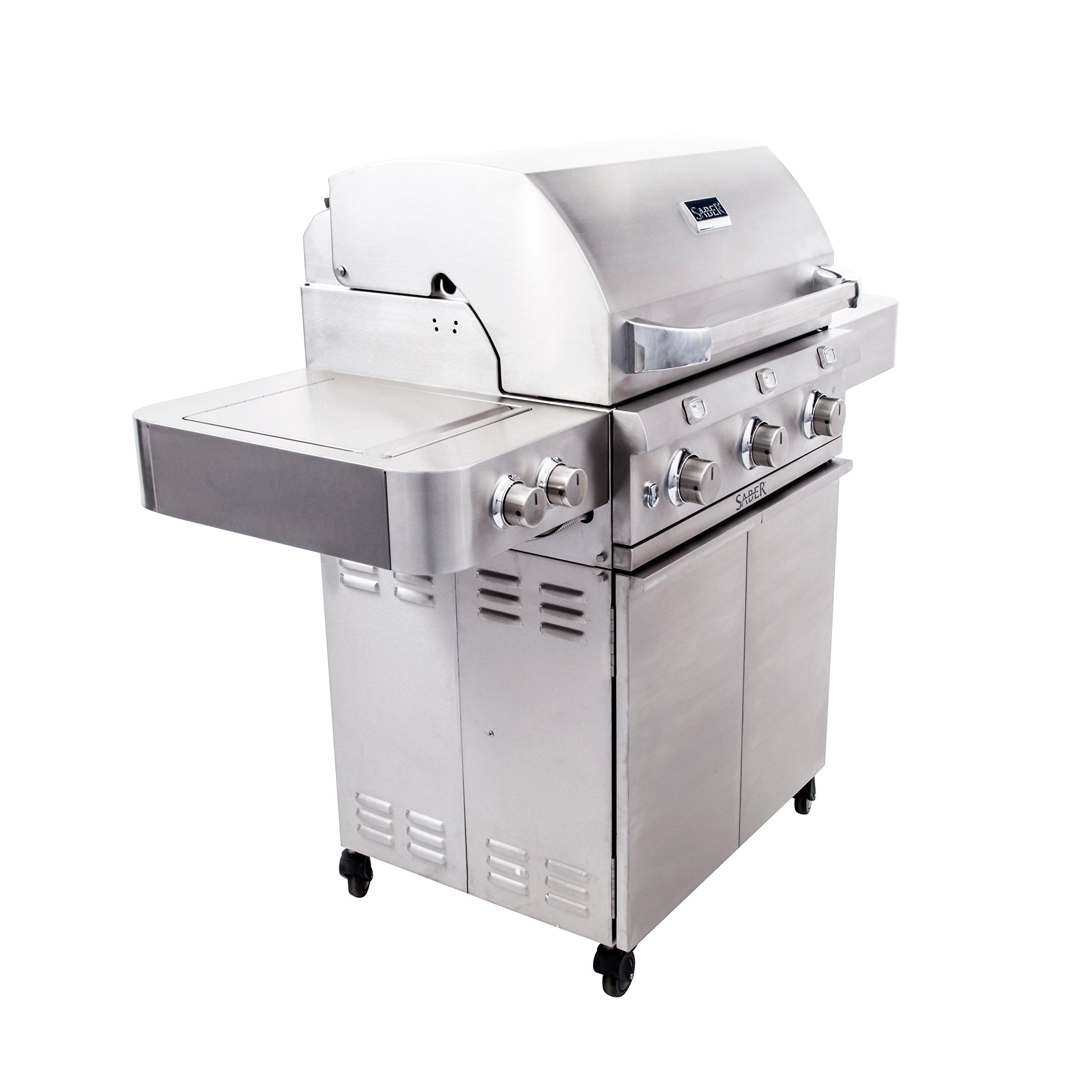 3-Burner Saber Grills R50SC0017 Grill, Stainless Steel