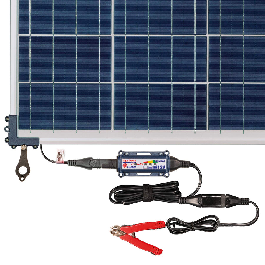 Optimate Duo Solar 40W Travel kit, TM522-D4TK, 6-Step 12V / 12.8V 3.3A Weatherproof Solar Battery Saving Charger & maintainer