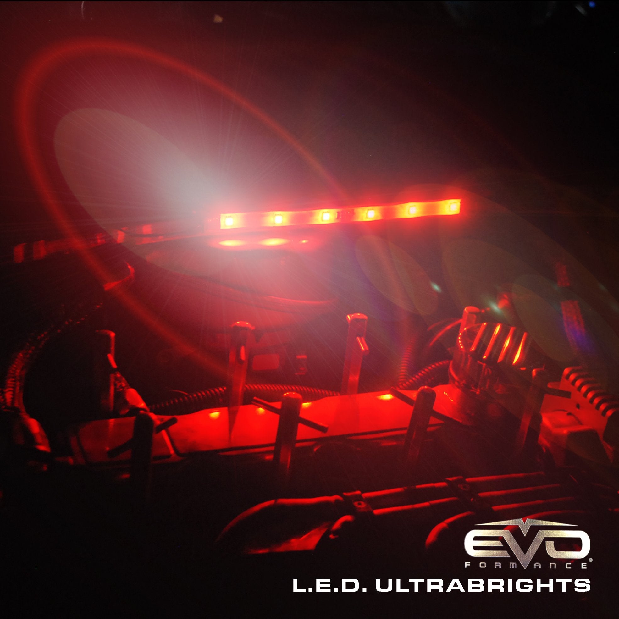 8" CIPA 93281 Red Ultrabright Flexible Neon Replacement LED Light Strip