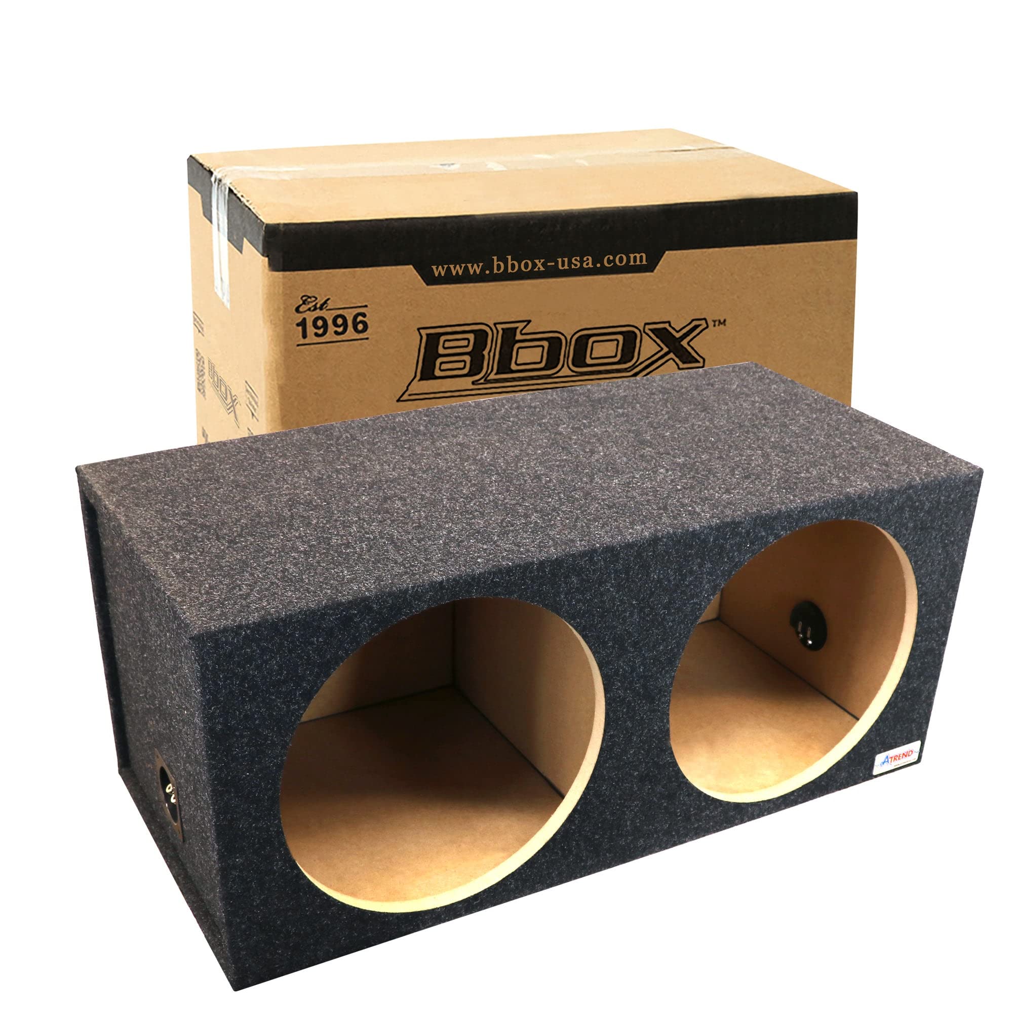 15DQ Atrend 15" Dual Medium Pro Series Sealed Subwoofer Enclosure