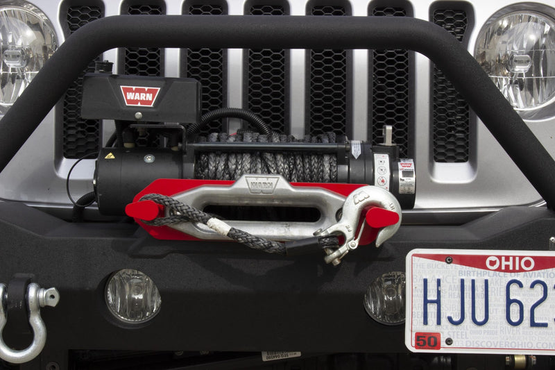 Offroad FISHBONE Winch Line Fishhook, Red