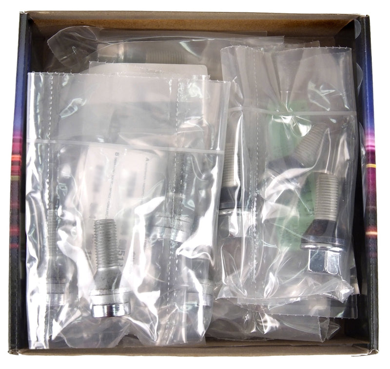 Chrome McGard 67226 M14 x 1.25 Thread Size Cone Seat Lug Bolt Wheel Installation Kit for 5 Lug Vehicles