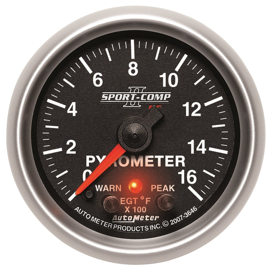 Auto Meter Sport-Comp 3646 PC Pyrometer Gauge 2.3125 in.
