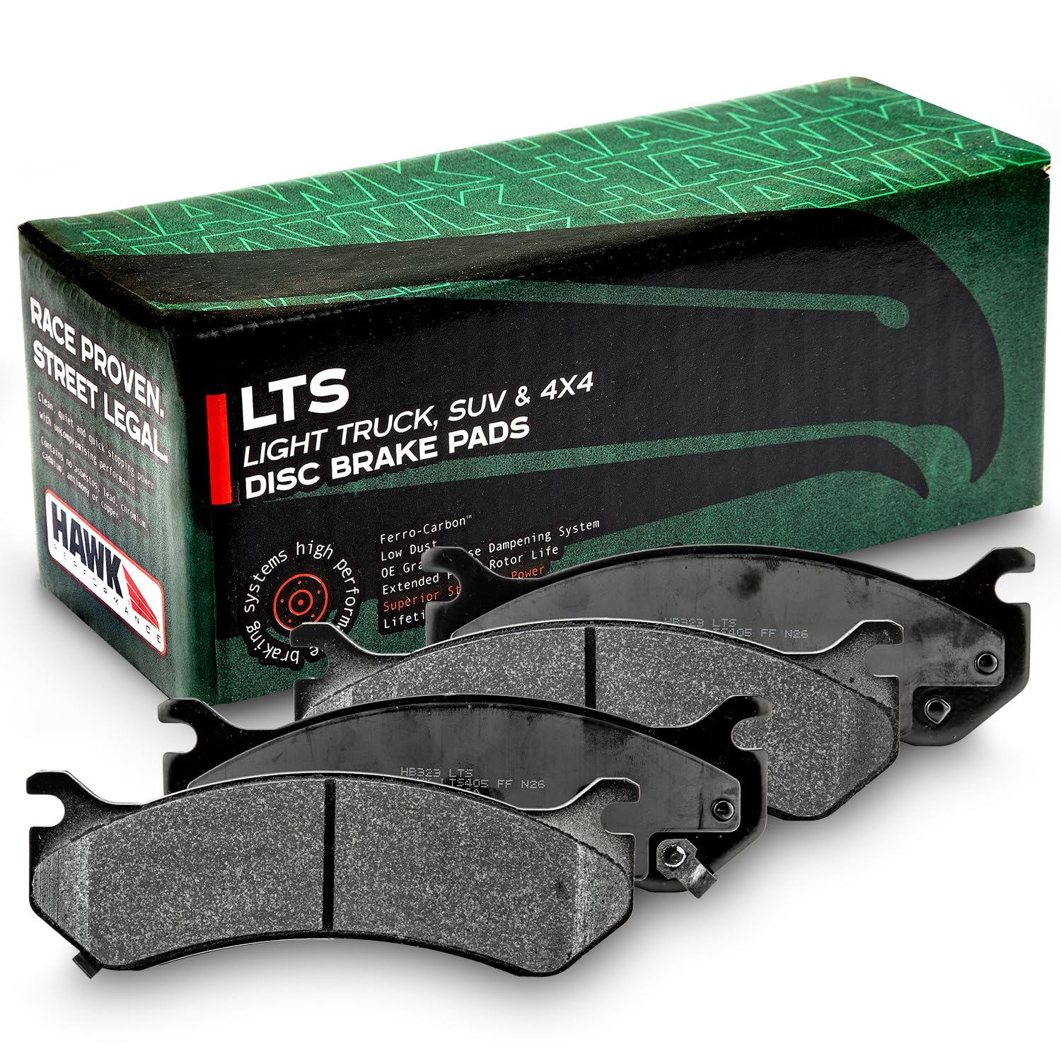 Hawk Performance LTS HB323Y.724 Light Truck and SUV Street Brake Pads