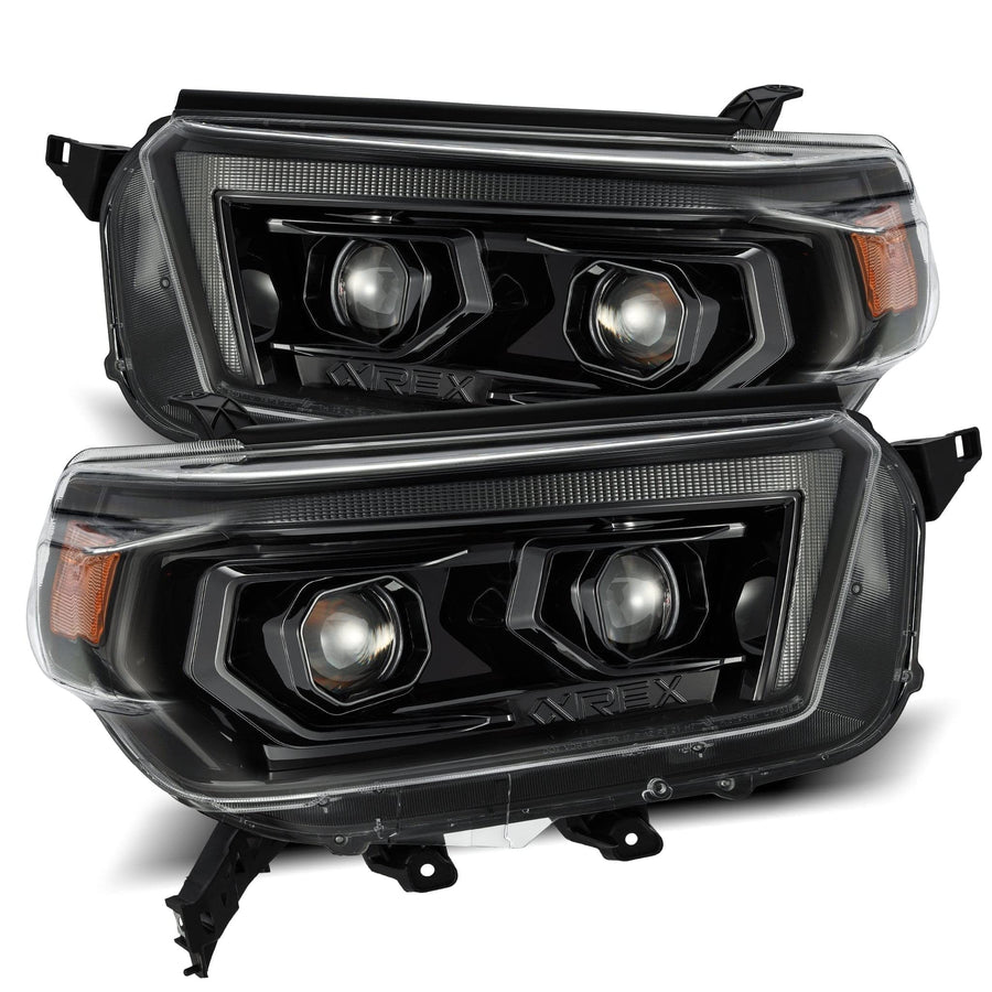 880756 AlphaRex USA LUXX Series LED Projector Headlights fits Toyota 4Runner,Clear