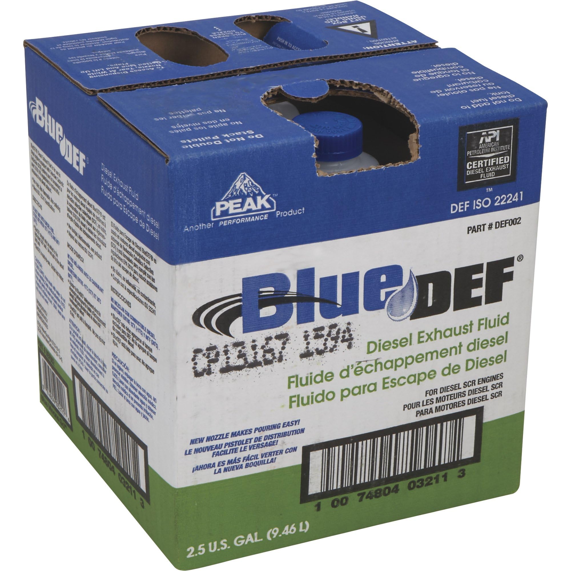 DEF002 Blue Def Diesel Exhaust Fluid, 2.5-Gallons - Quantity 160