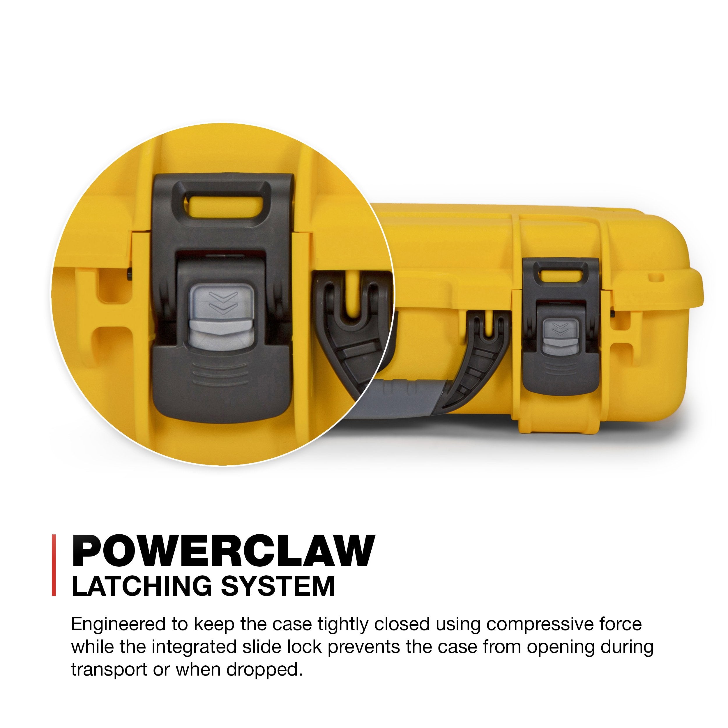 2UP Nanuk 910 Waterproof Classic Pistol Hard Case - Yellow