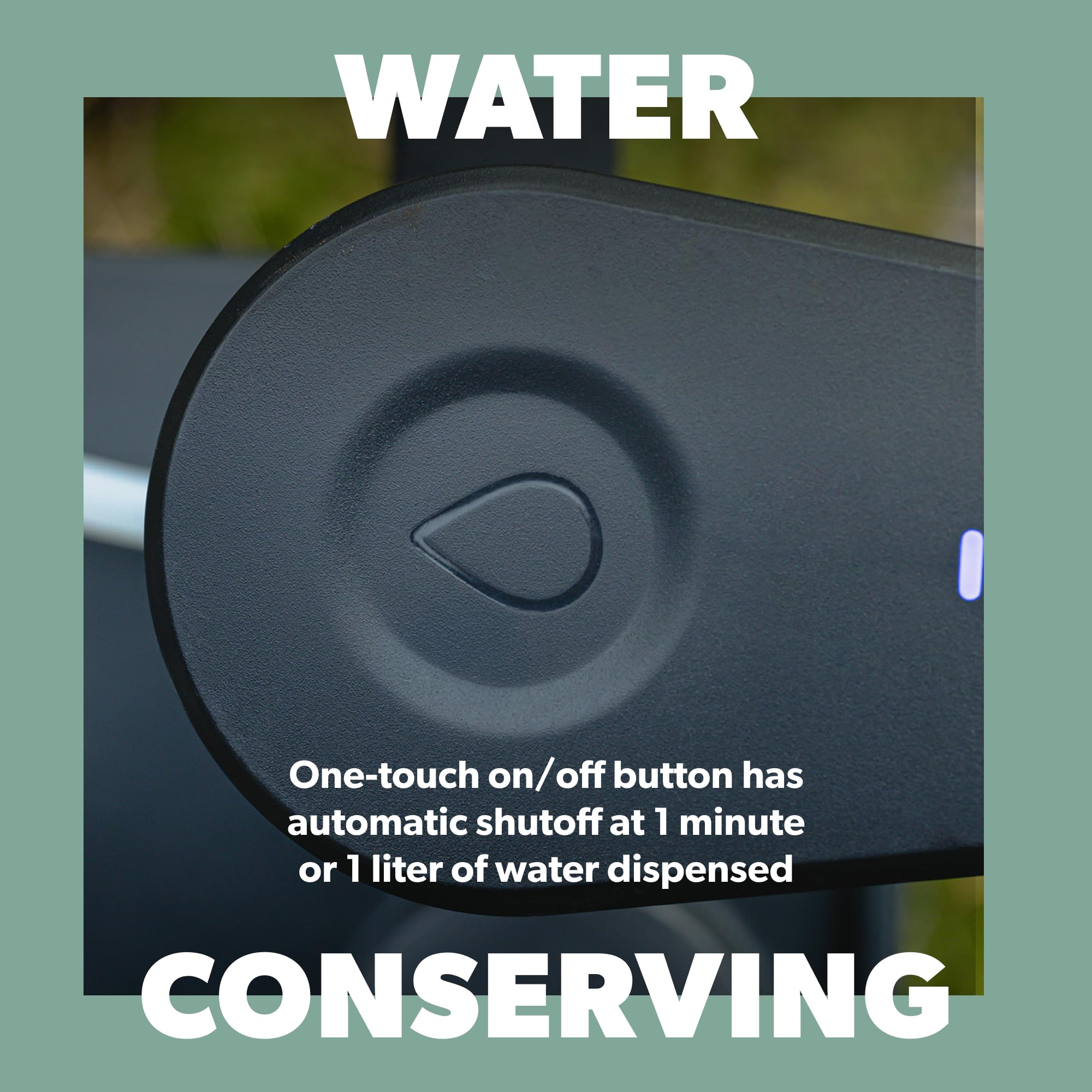 Dometic GO Water Faucet Hydration - One-Touch Operation with LED Light and Magnetic Base - Portable, Self-Powered Dispenser for Camping and Outdoors
