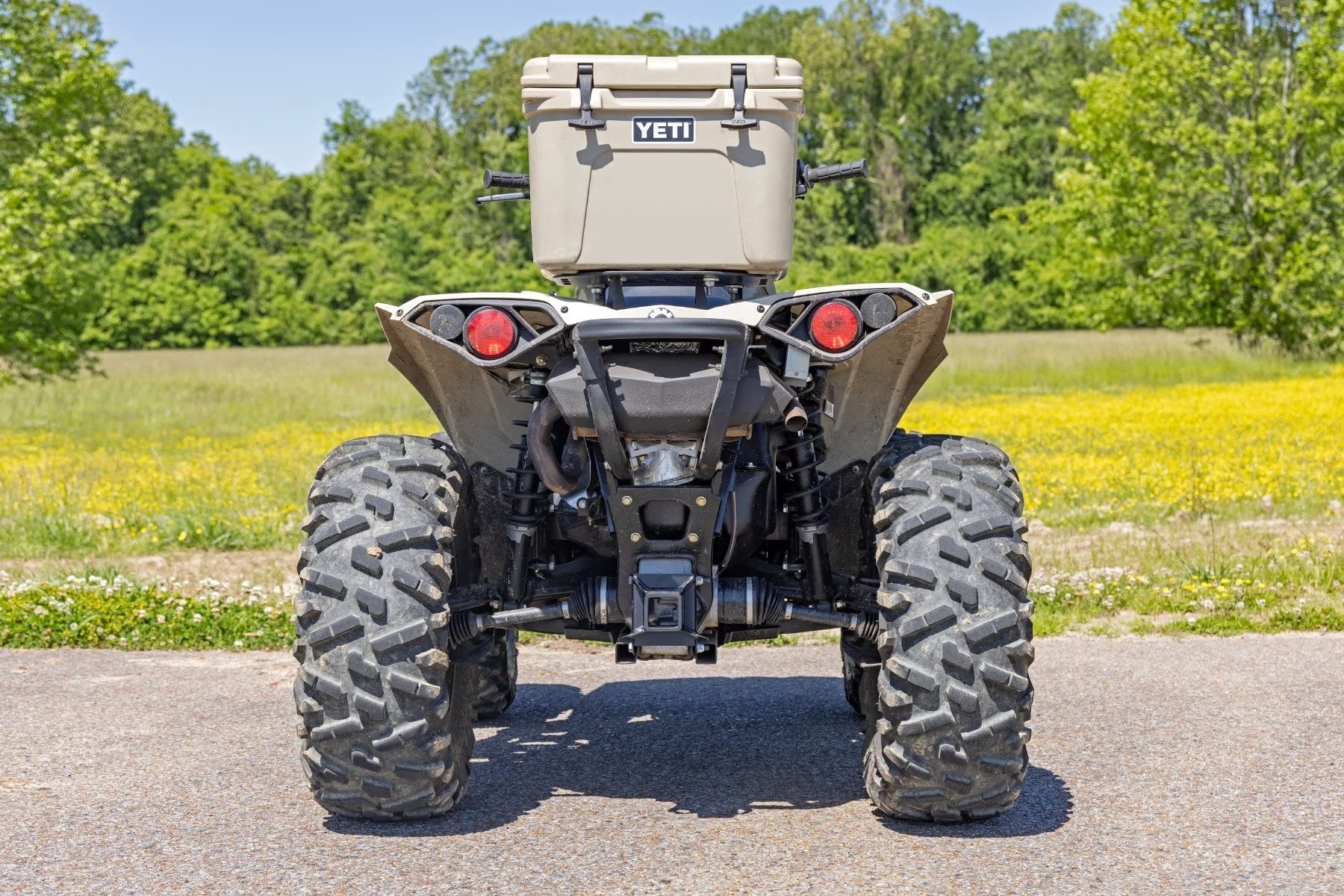 2" Receiver Hitch Rough Country for Can-Am Outlander 570/1000 & Renegade 500/1000 - Heavy-Duty Steel, Bolt-On ATV Hitch for Towing & Accessories