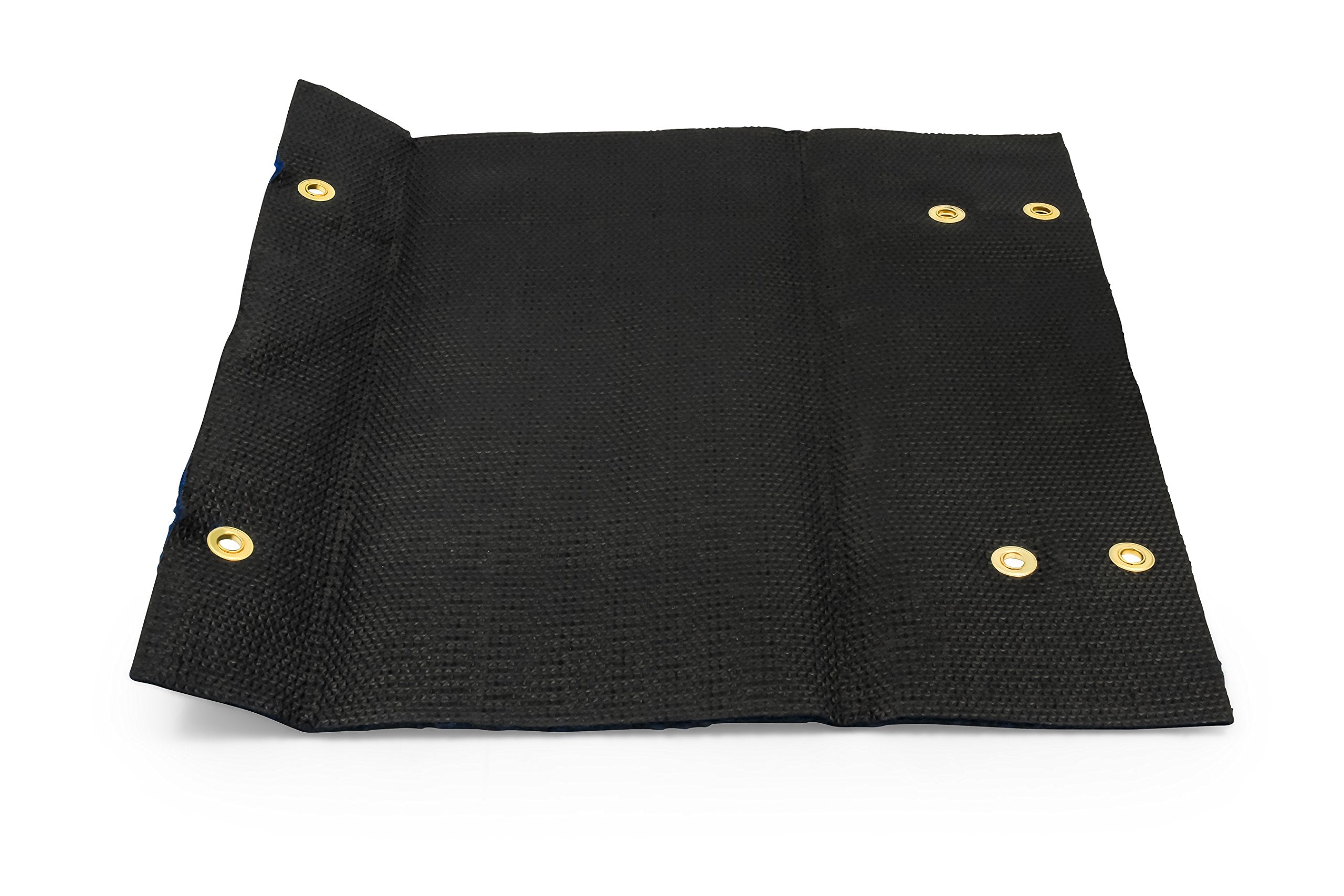 Premium Camco 42905 Wrap Around Blue RV Step Rug (100% Polyester (17.5" x 18"))