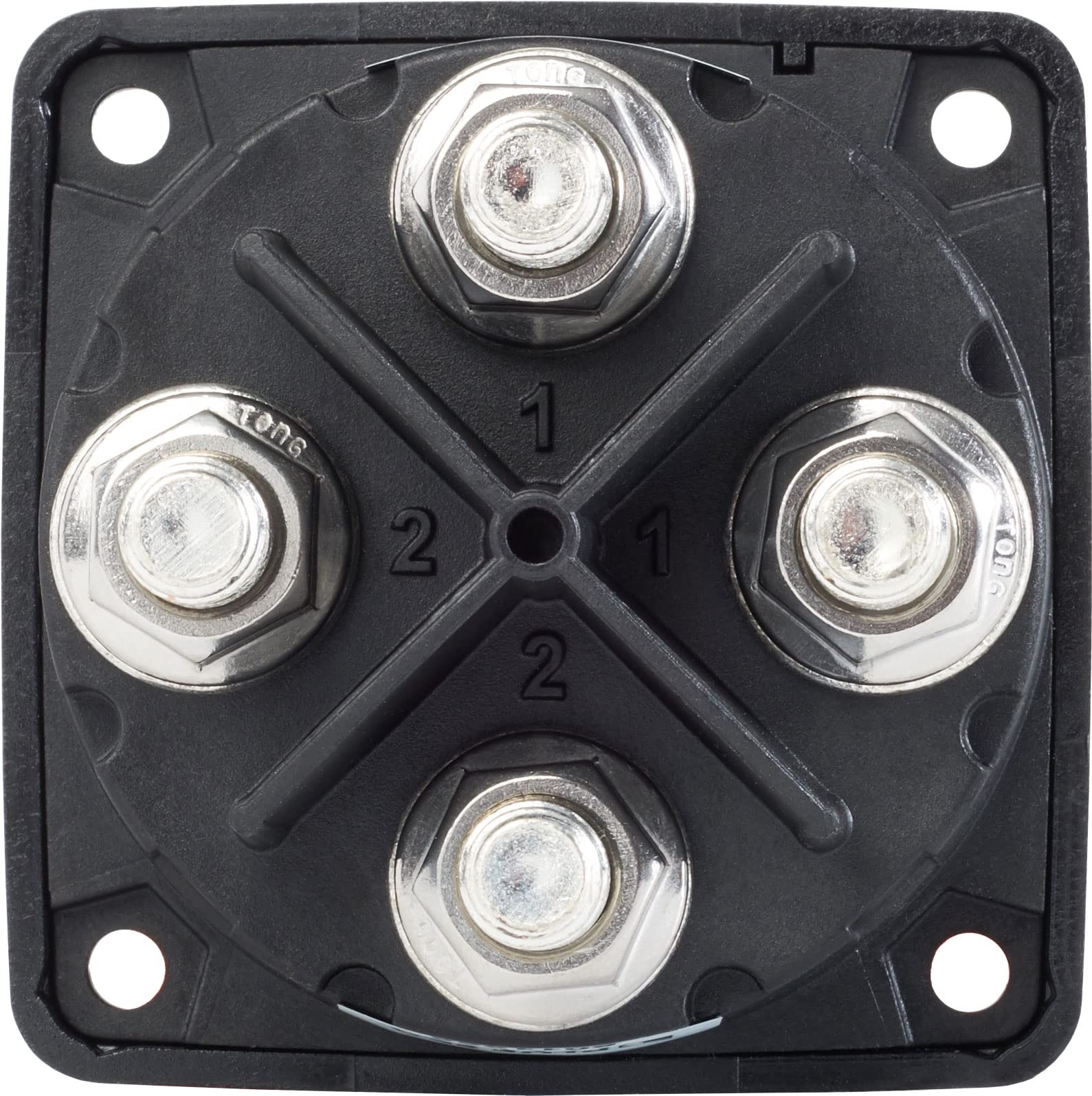 Blue Sea Systems m-Series Mini Battery Switch, 300A, 32V DC Dual Circuit, Black