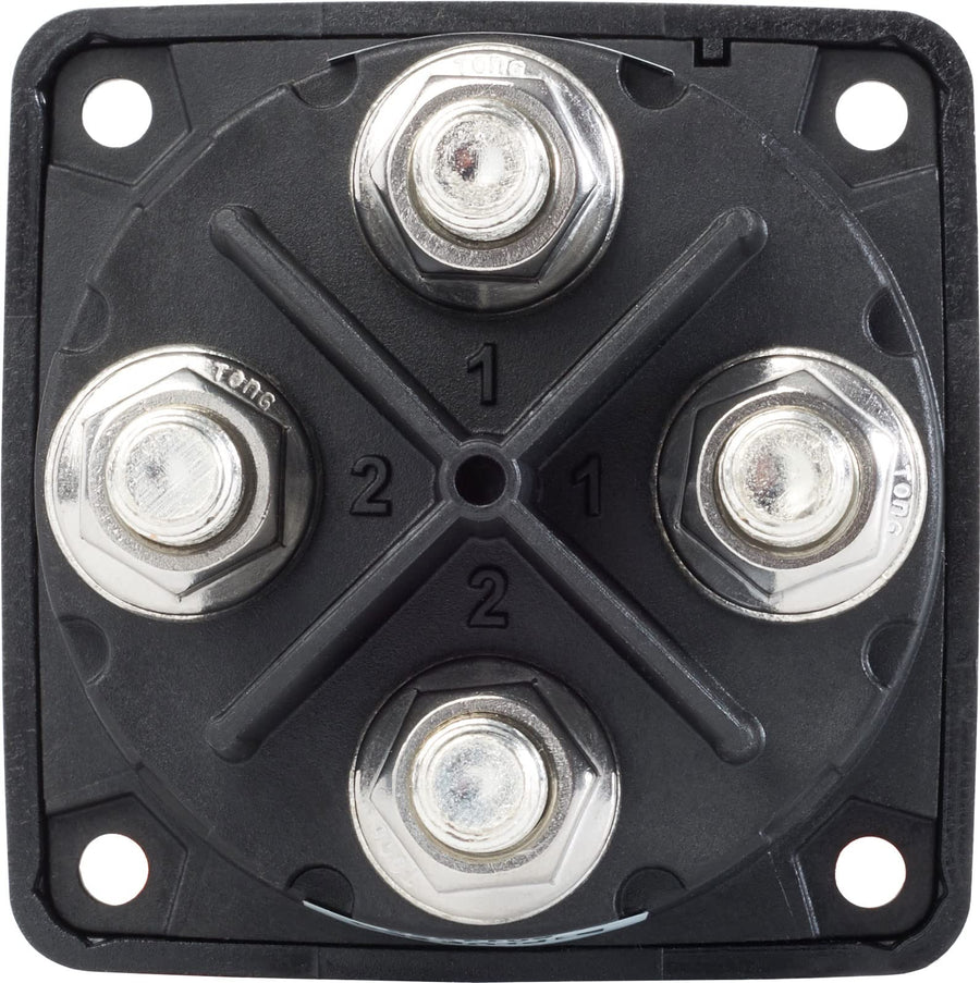 Blue Sea Systems m-Series Mini Battery Switch, 300A, 32V DC Dual Circuit, Black