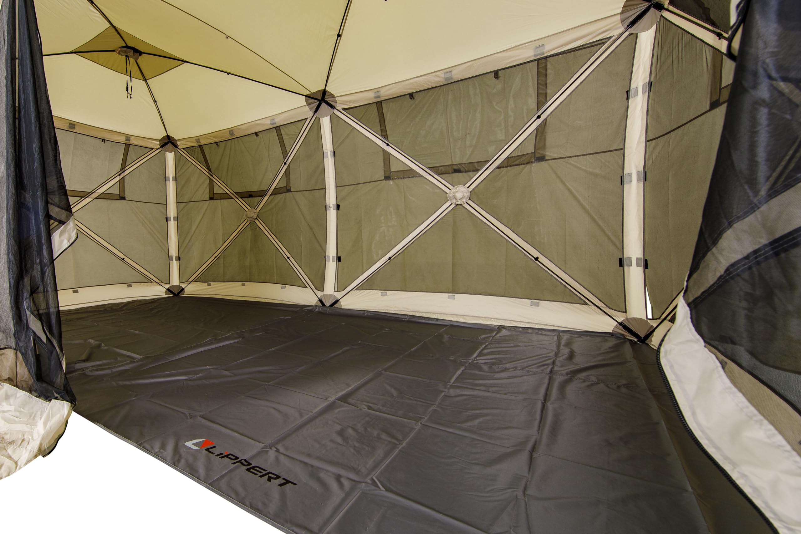 Removable Floor Picnic Popup Gazebo - 16' x 8'