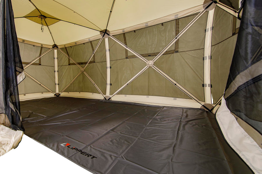 Removable Floor Picnic Popup Gazebo - 16' x 8'