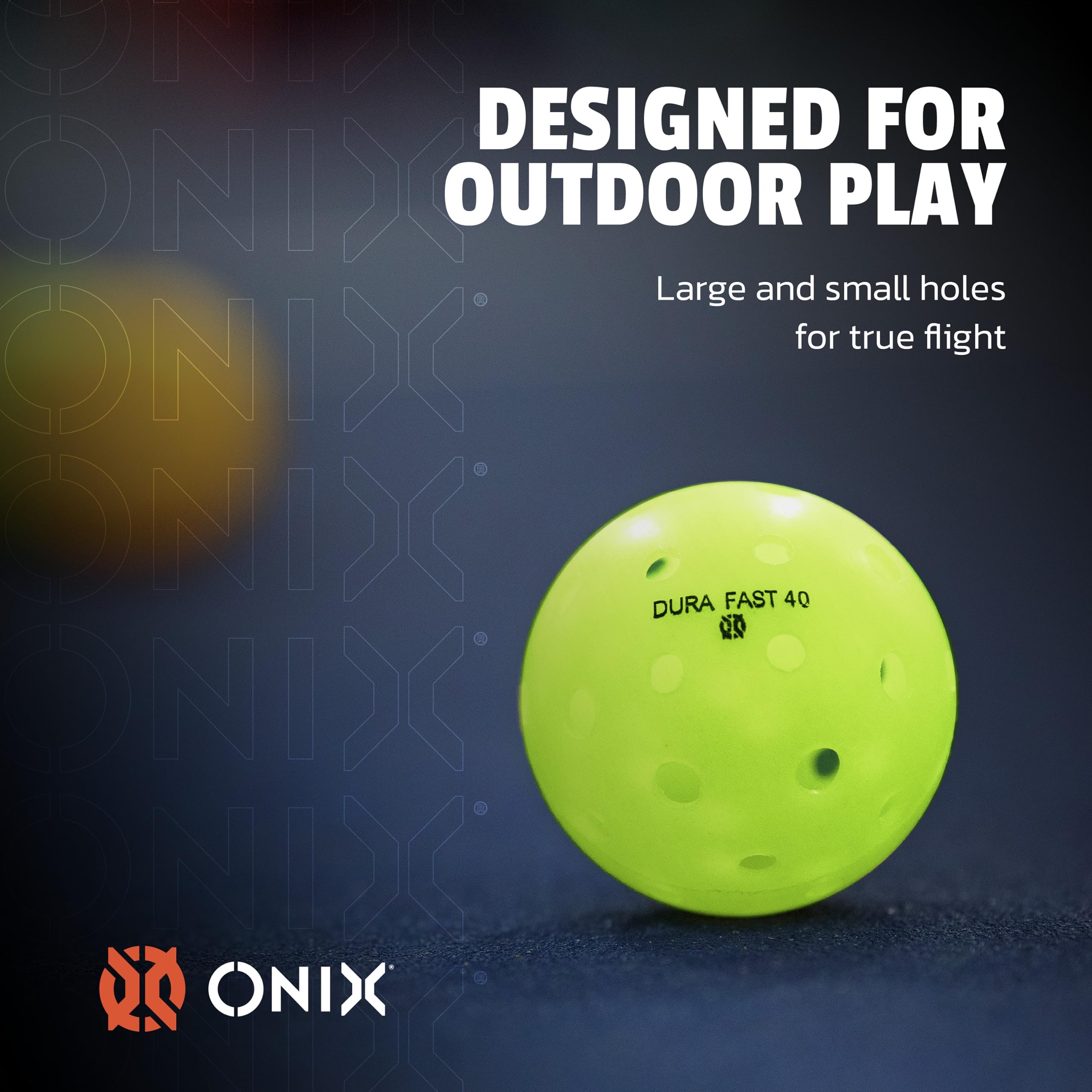 Dura Fast 40 Onix Outdoor Pickleballs – Neon