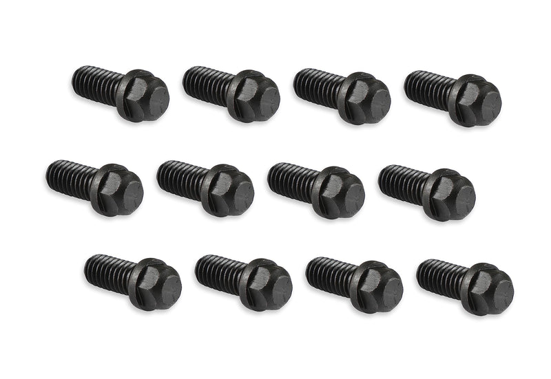 Header Bolts Mr. Gasket,3/8-16X3/4, Black
