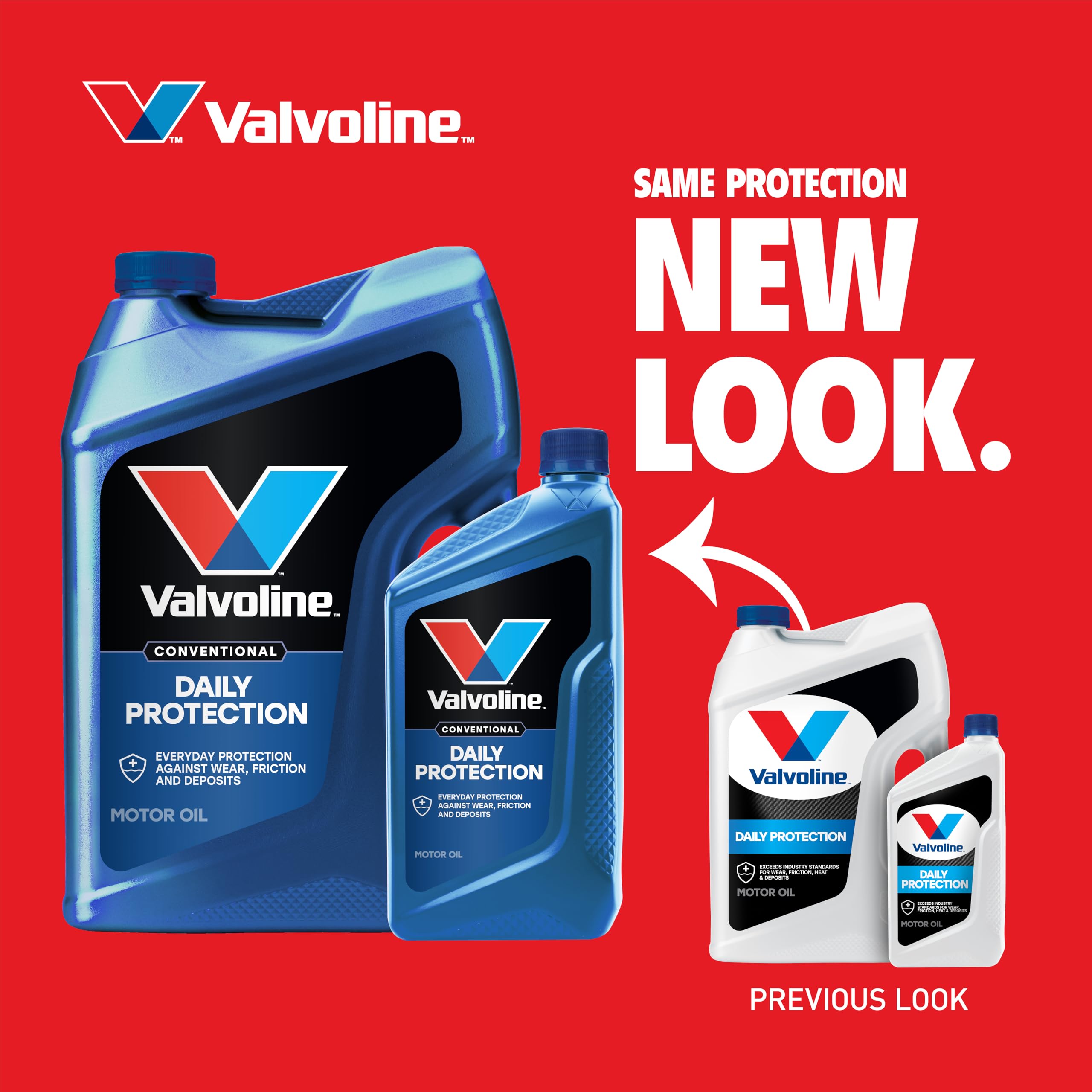 10W-40 Valvoline Daily Protection Synthetic Blend Motor Oil 5 Quart