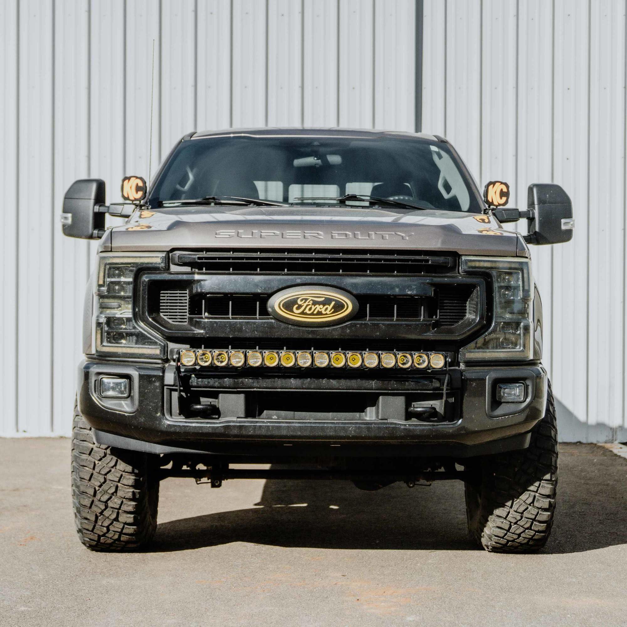 Light Bar Mount KC Hilites for 40" Flex ERA® LED Light Bar - Front Bumper - GEN4-5 17-24 Ford Super Duty