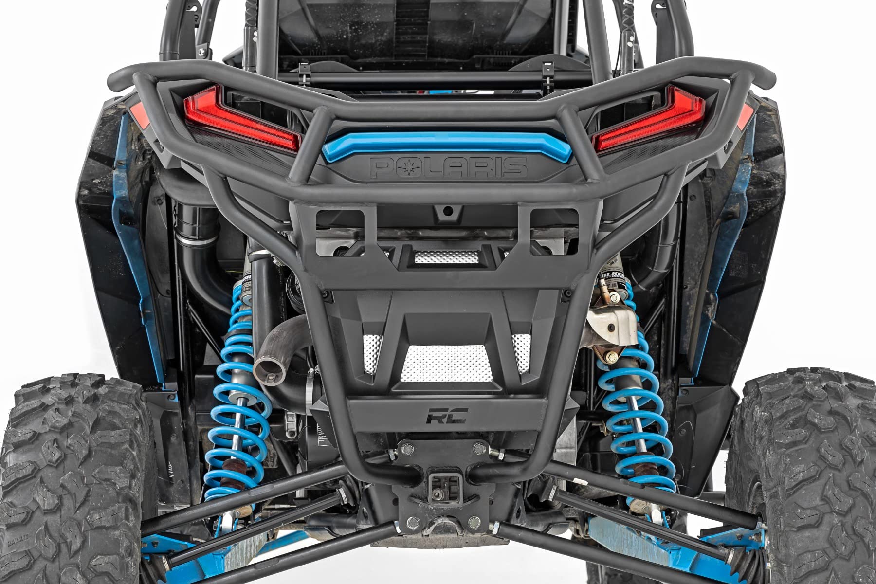 Rough Country Rear Tubular Bumper with Built-in Receiver Hitch for Polaris RZR XP 1000 (2014-2023)