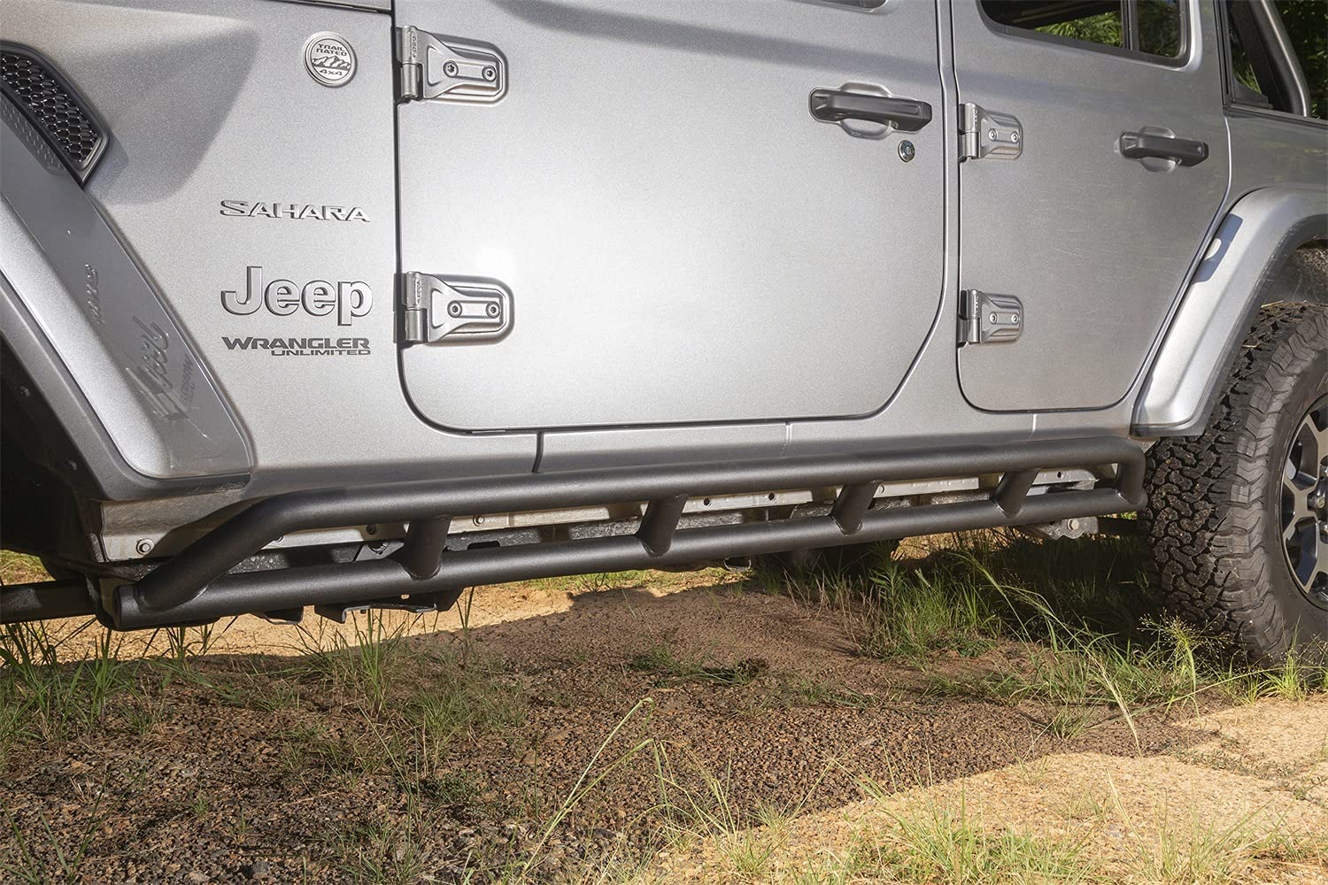 Rugged Ridge RRC Rocker Guard Kit 11504.36; 18-Current Jeep Wrangler Unlimited JLU, 4 Door
