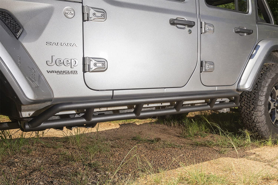 Rugged Ridge RRC Rocker Guard Kit 11504.36; 18-Current Jeep Wrangler Unlimited JLU, 4 Door