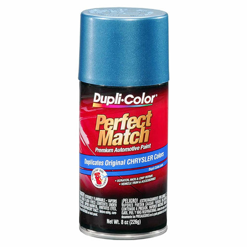 Perfect Match Dupli-Color Automotive Spray Paint – Chrysler Teal Metallic, PP5/LP5 – 8 oz. Aerosol Can