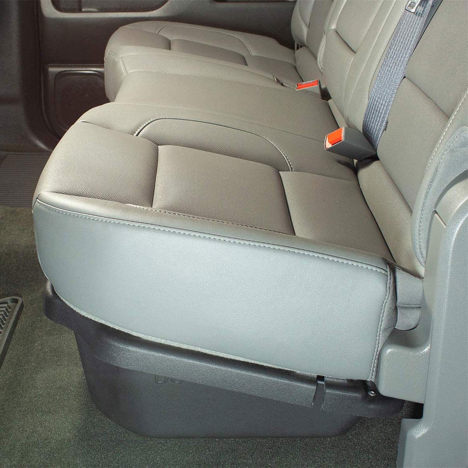 Under Seat Storage DuHa 30120 fits 2019-2026 Ram 1500 Crew Cab New Body Style | Black Heavy Duty Back Seat Organizer | Easy Installation | Seamless Integration