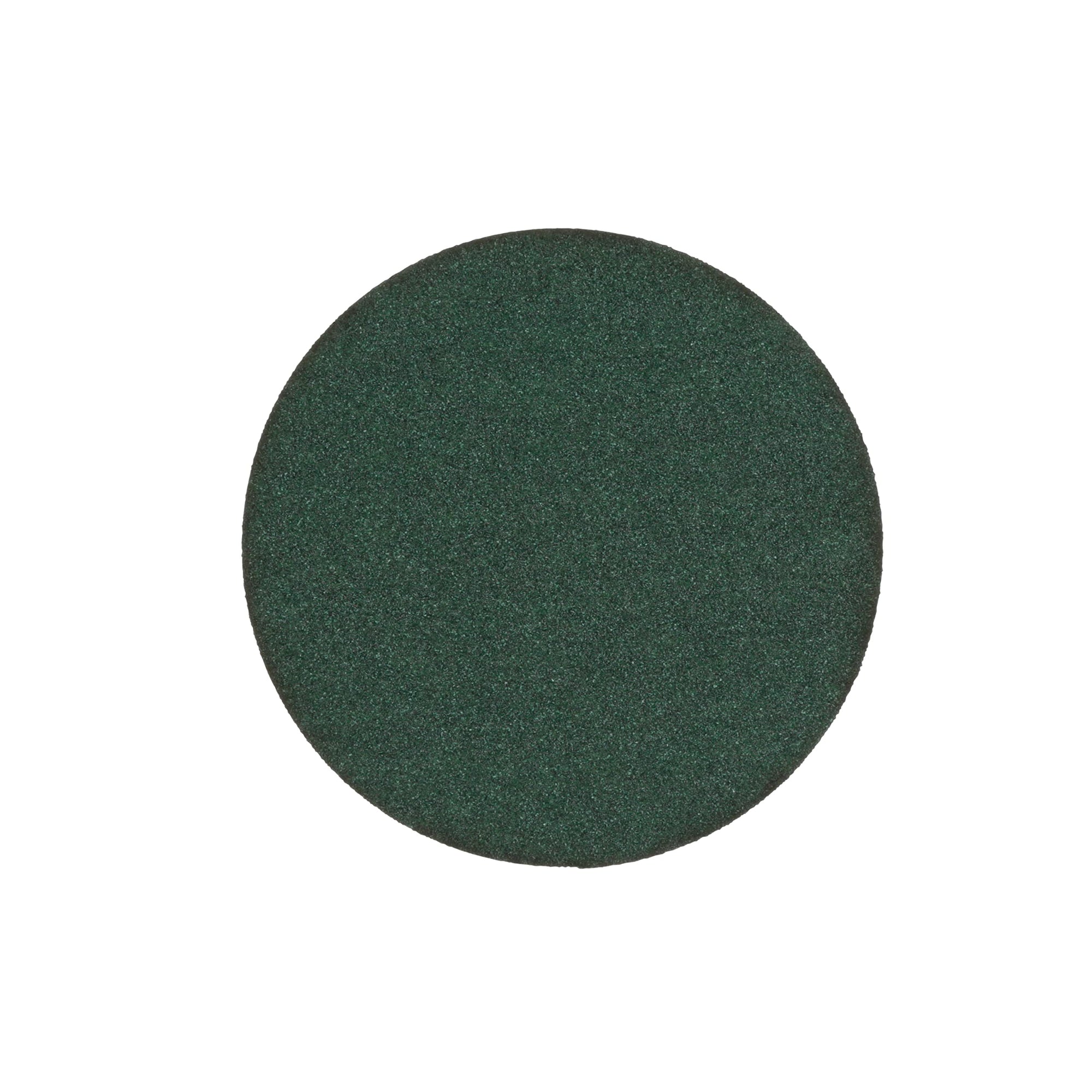3M Green Corps Sanding Discs Hookit, 00512, No Hole, 6 in, 80+ Grade, Pack of 25 Production Discs, for Coating Removal, Metal Surfaces, Auto Sanding
