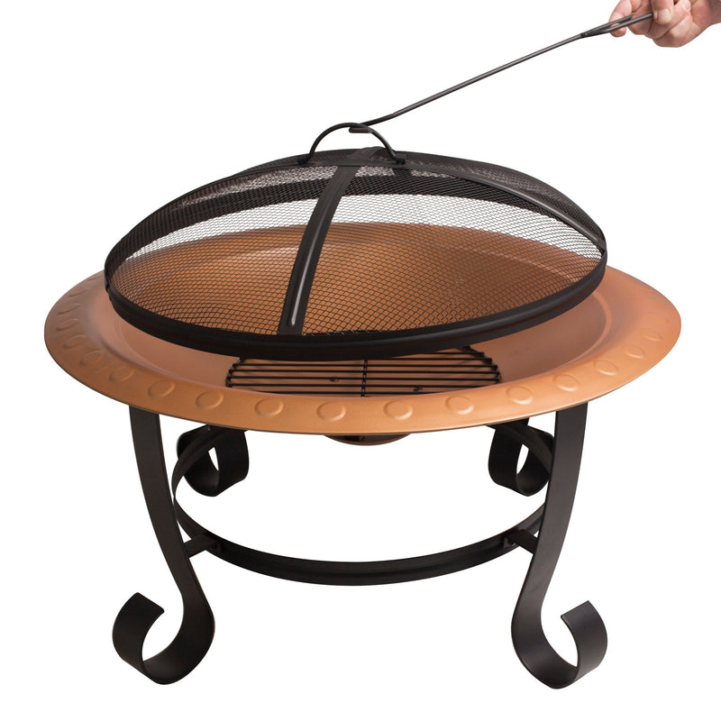 Brentwood Fire Pit Pleasant Hearth with Cooking Grid OFW327RC