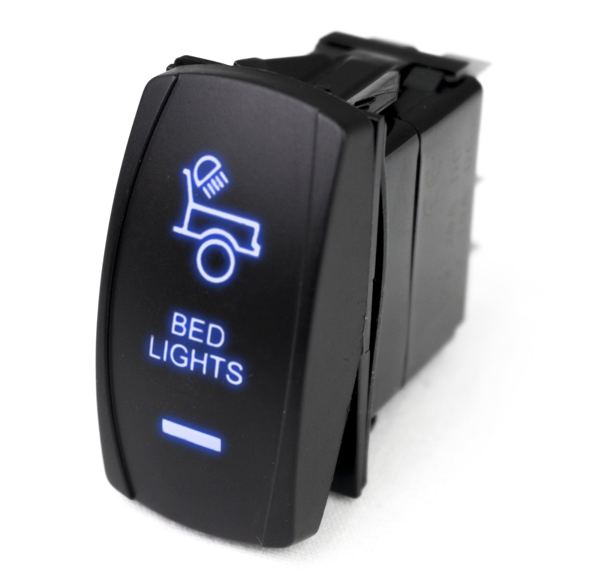 Race Sport RSLE39B Lighting LED Rocker Switch w/Blue Radiance (Bed Lights)