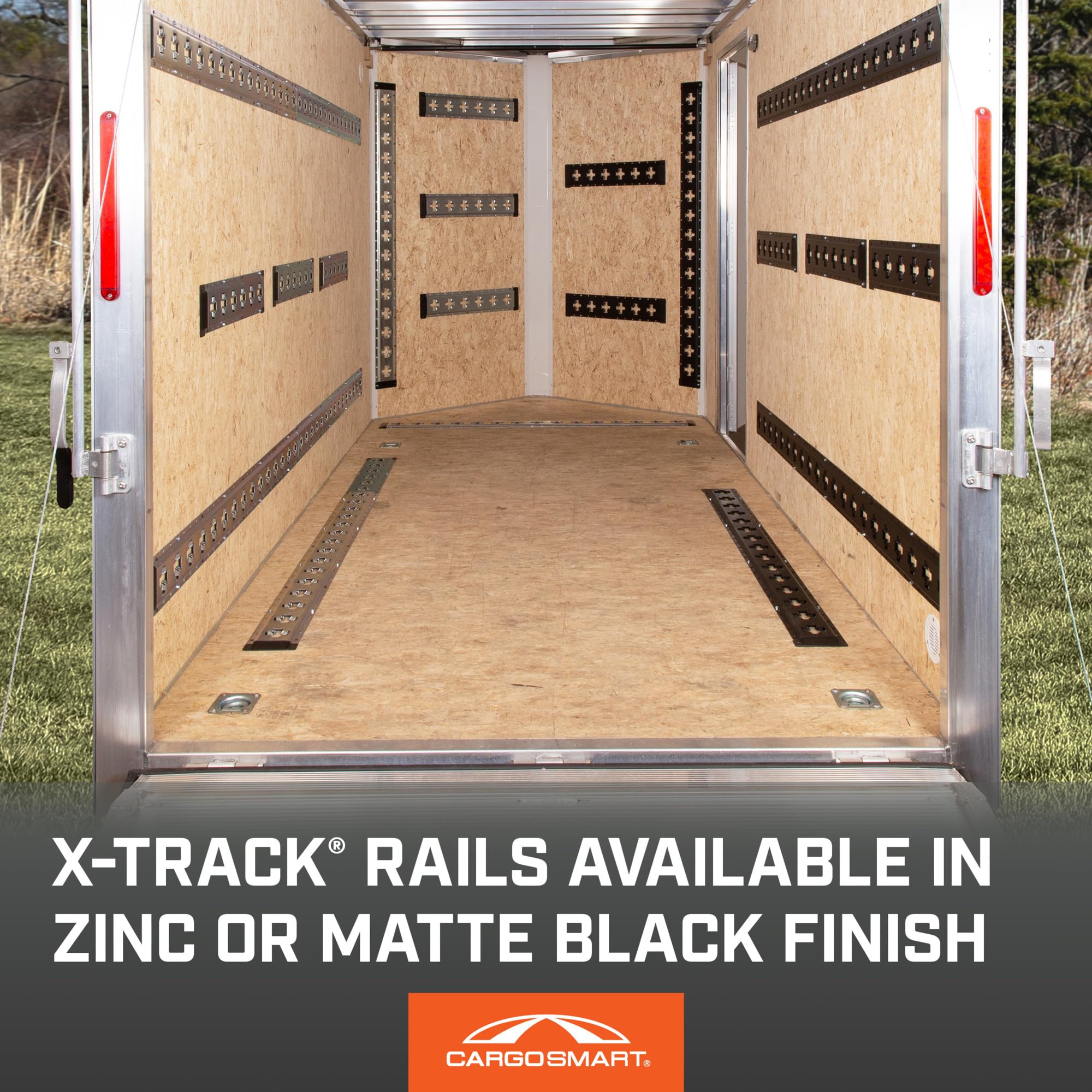 X-Track Rail CargoSmart - 24in Matte Black, Model# 1787