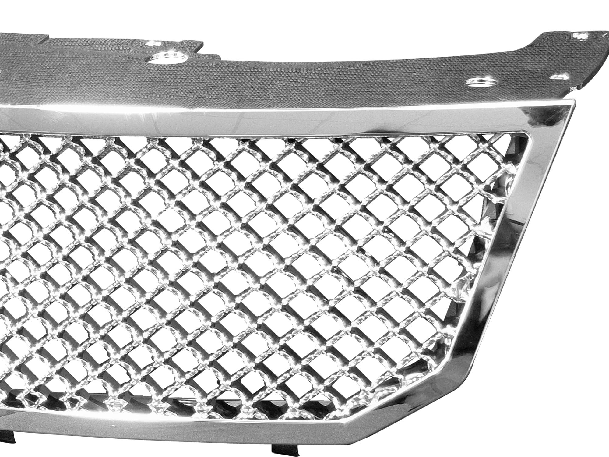 7147621 Armordillo USA Chrome Mesh Front Hood Grille Fits 2008-2009 Dodge Avenger