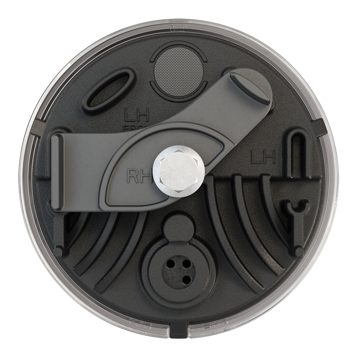 Model 239 J2 12V DOT/ECE LED Round Turn Signals J.W. Speaker 0346493 with Clear Lens - 2 Light Kit
