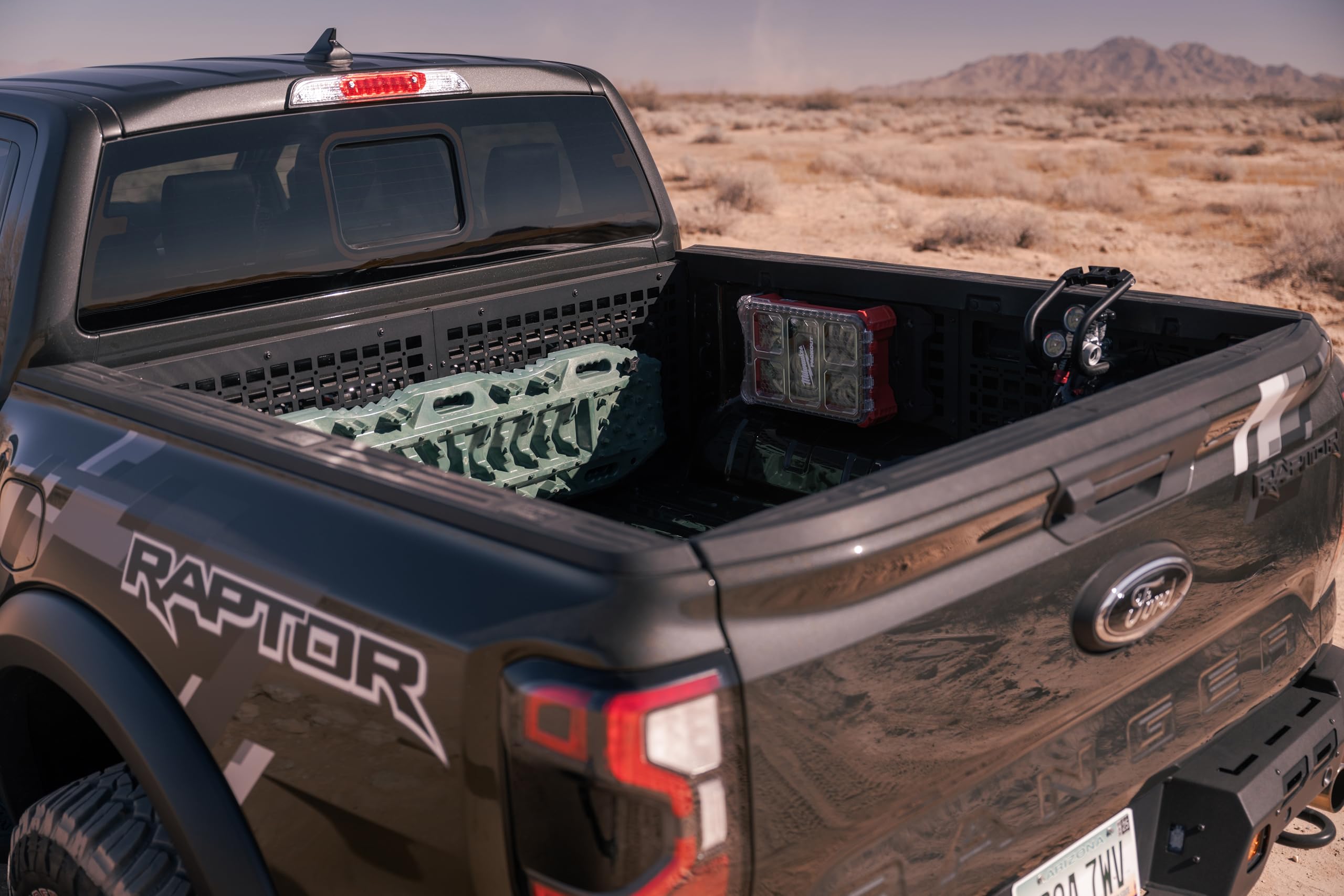 Offroad Bed Side Molle Panels for 2024-2025 Ford Ranger Raptor | Variations Driver & Passenger Side | Molle Design for Mounting Tools & Off-Road/Recovery Gear | Made in The USA (Passenger)