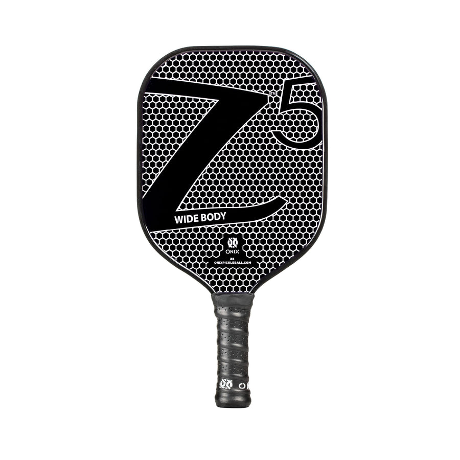 Graphite ONIX Z5 Carbon Fiber Pickleball Paddle with Wide-Body Shape, Honeycomb Core & Graphite Face