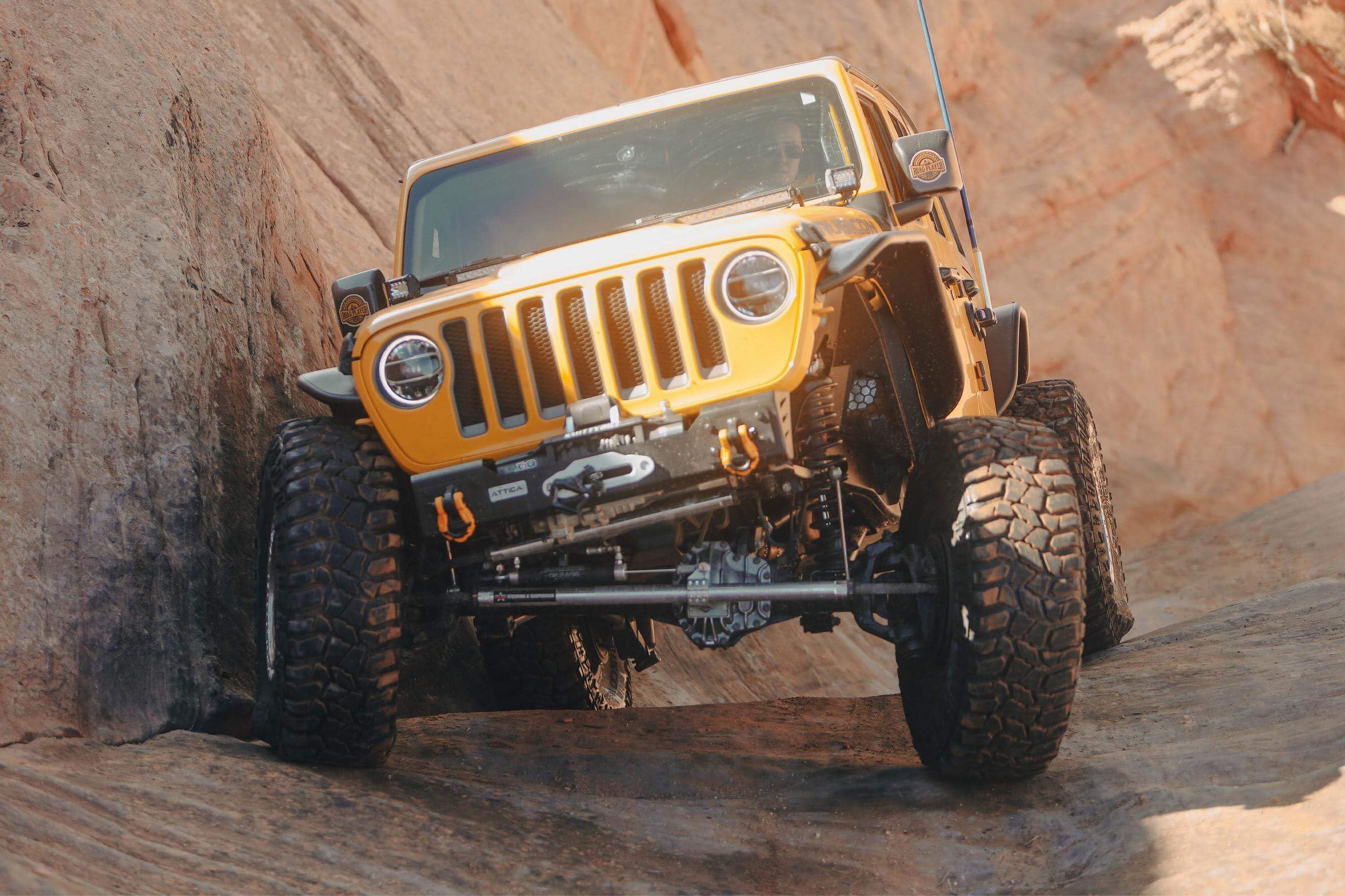 Attica4x4 Cobra Tek - Terra Series High Position Front Fender Flares | Compatible with Jeep Wrangler JL (2018-2023) / Gladiator (2019-2023) | Durable Steel with Bolt-On Installation | Color Black.