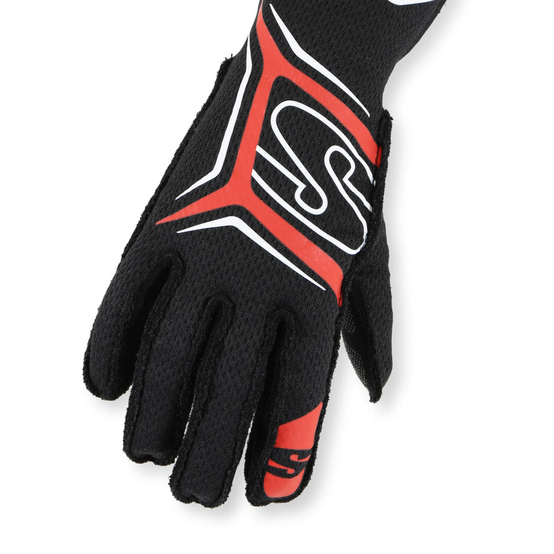 MGMR Simpson Racing Magnata Gloves Black/Red Medium - Pair