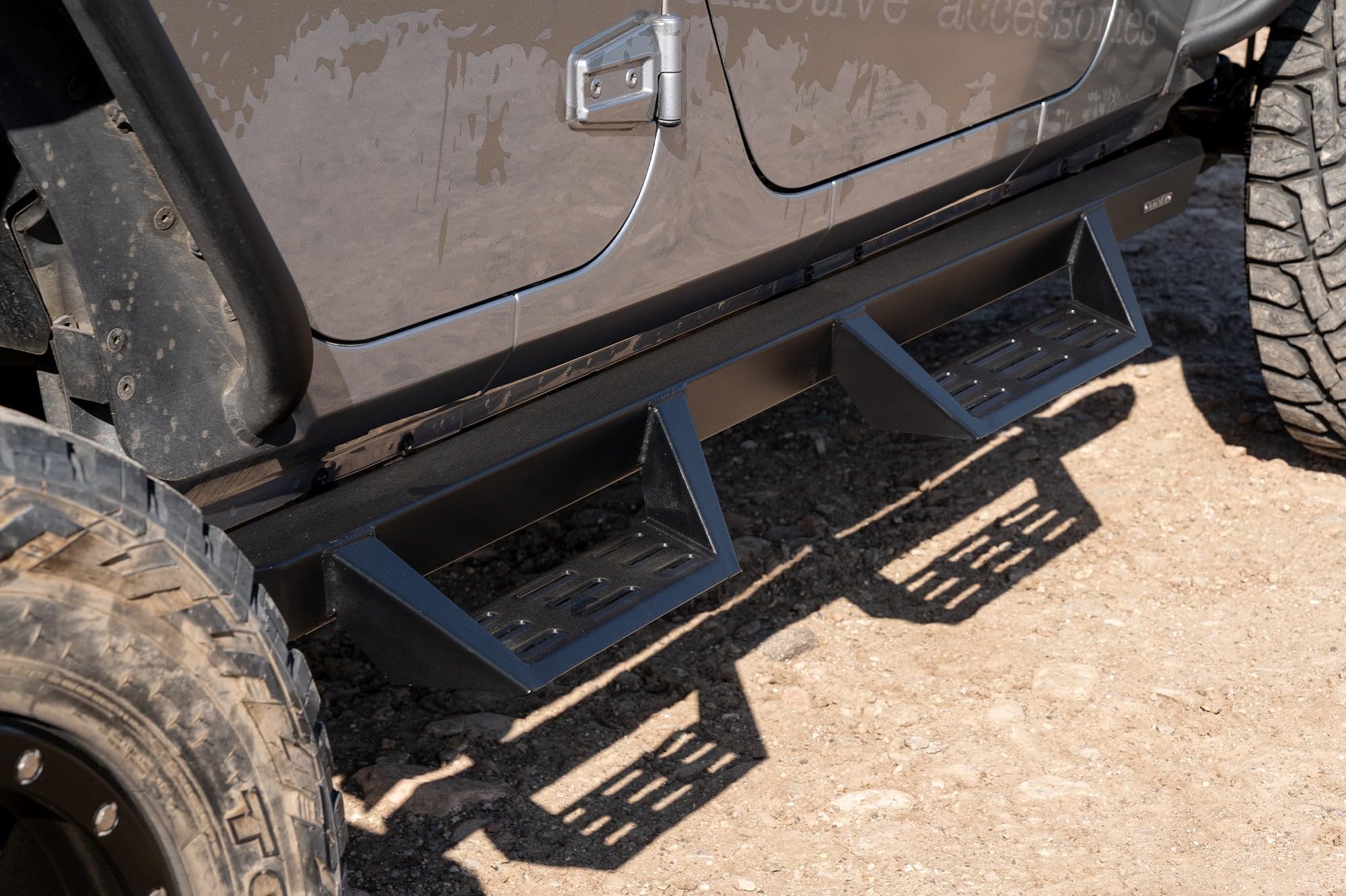 Magnum RT Gen 2 Running Boards Drop Steps Black Compatible with 2007-2018 Wrangler JK Unlimited 4-Door
