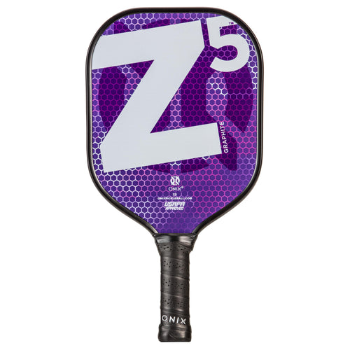Graphite ONIX Z5 Graphite Carbon Fiber Pickleball Paddles with Cushion Comfort Pickleball Paddle Grip - USA Pickleball Approved, Grip Size 4 1/4 inches