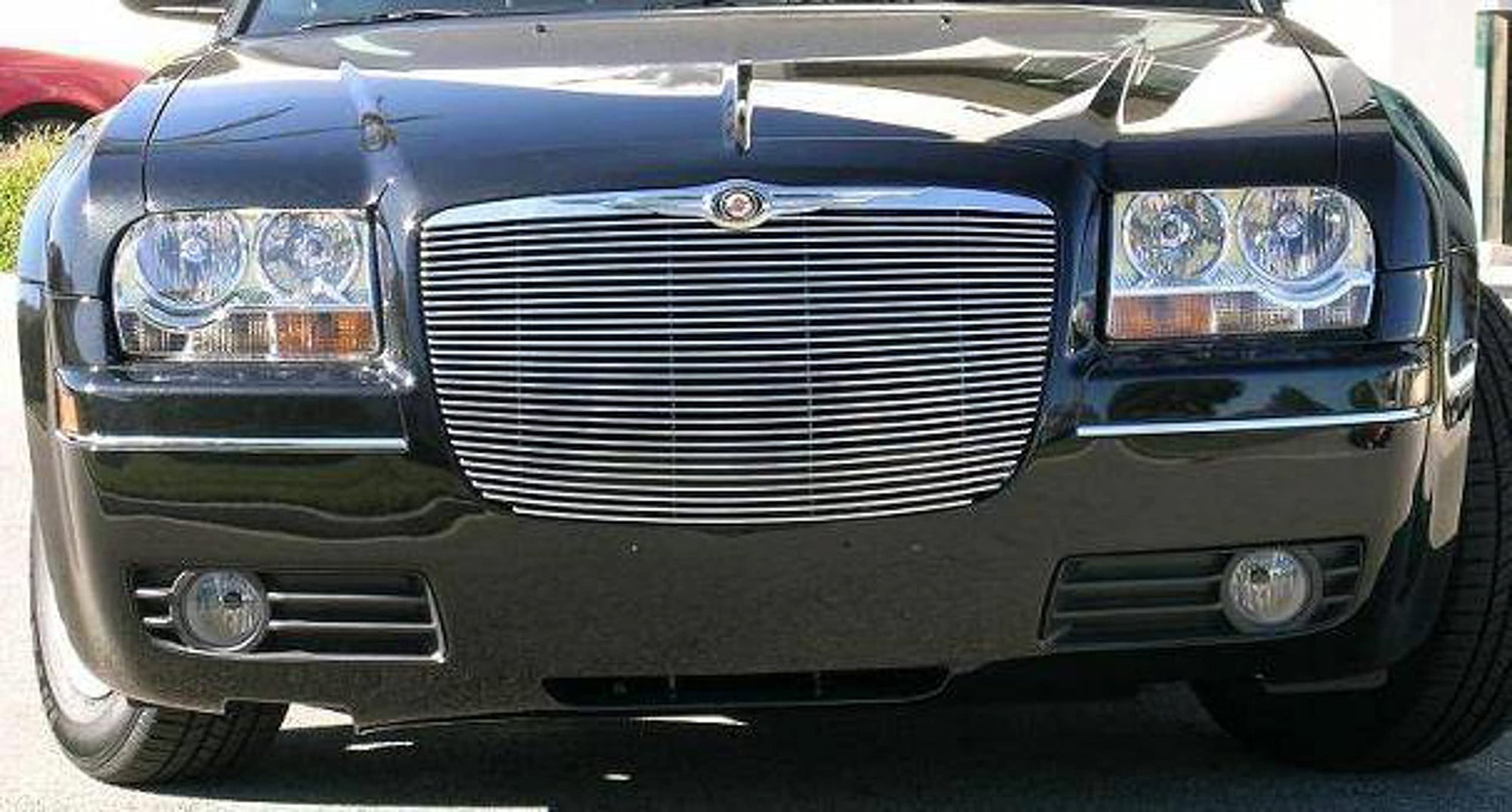 Horizontal T-Rex 20472 Polished Finish Aluminum Replacement Billet Grille for Chrysler 300