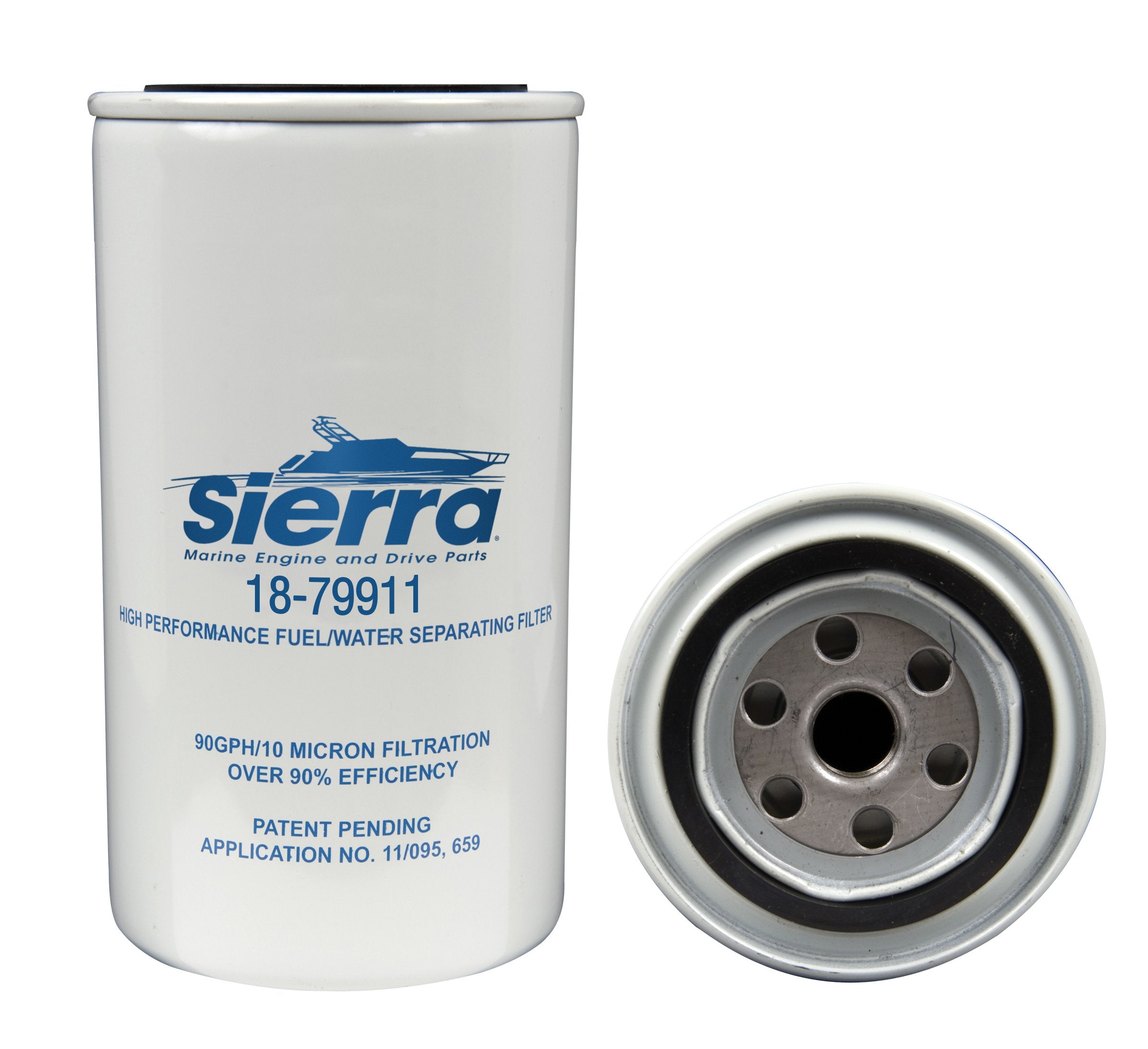 10 Micron Fuel Water Separator Filter Sierra International for Mercury/Mercruiser 18-79911
