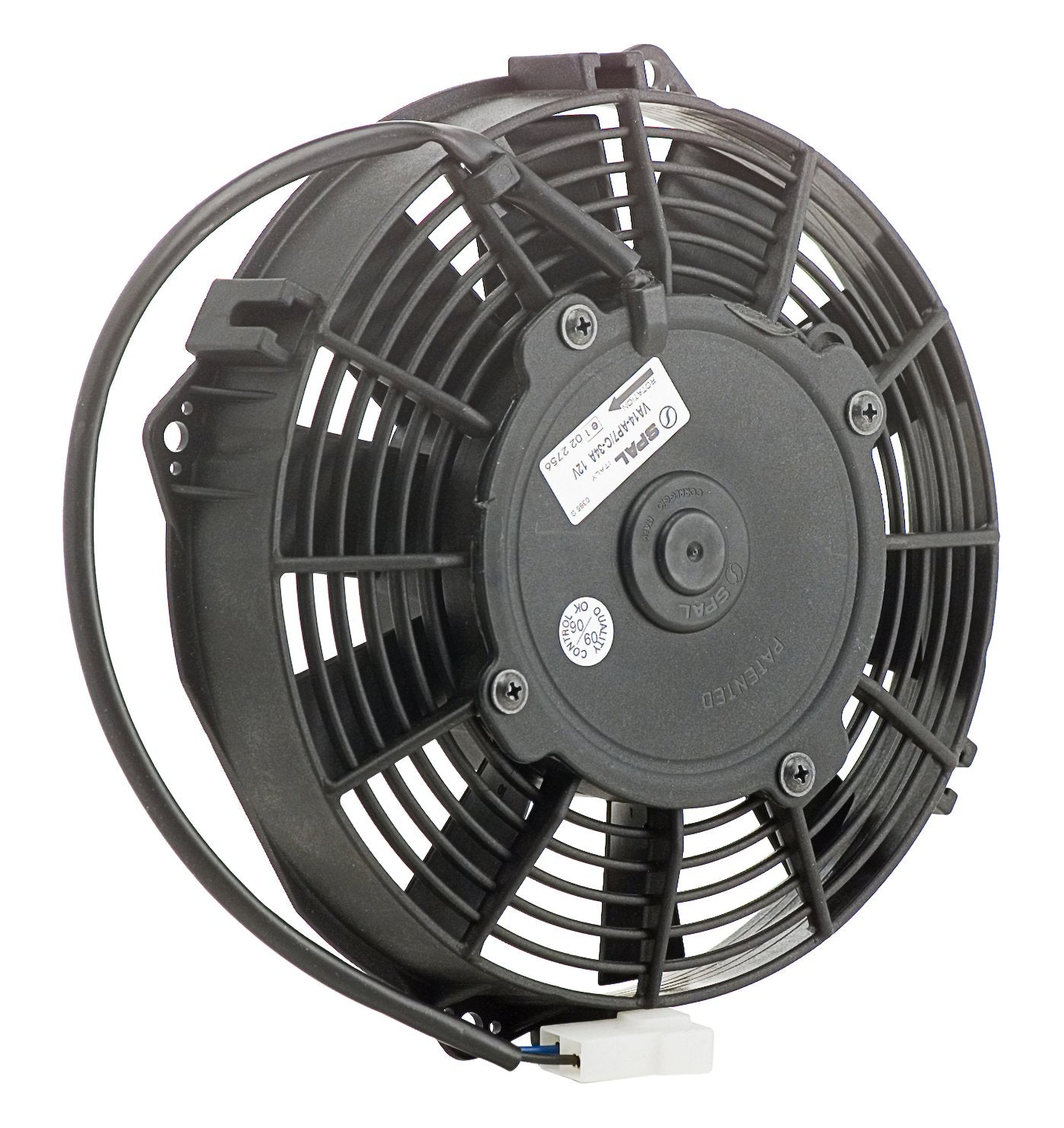 75060 Be Cool Euro-Black 7.5" Thin Line Electric Puller Fan