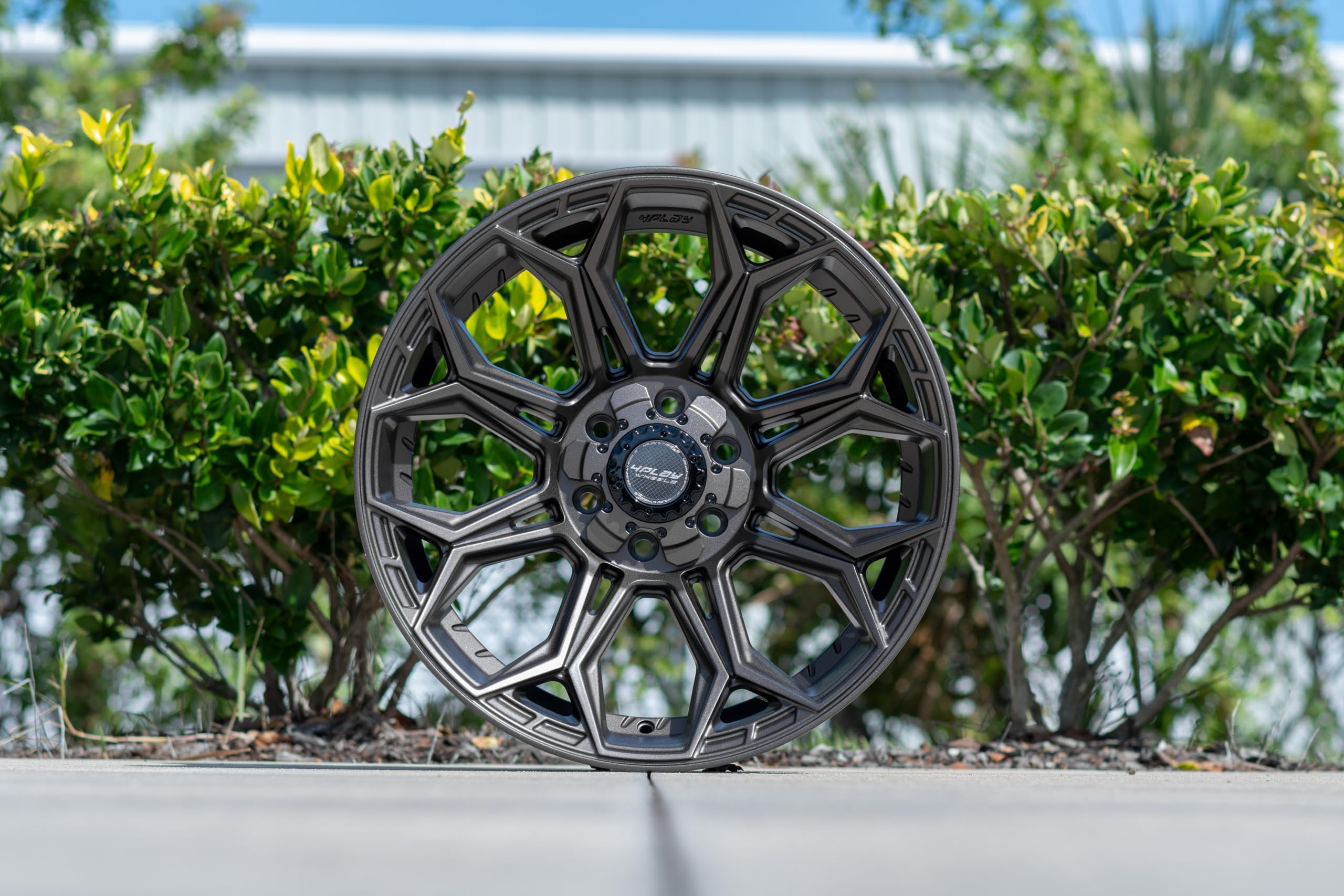 20 Inch 4PLAY Wheels Rim 4P83 Fits 6x135 & 6x139.7 20x10 Satin Bronze (1)